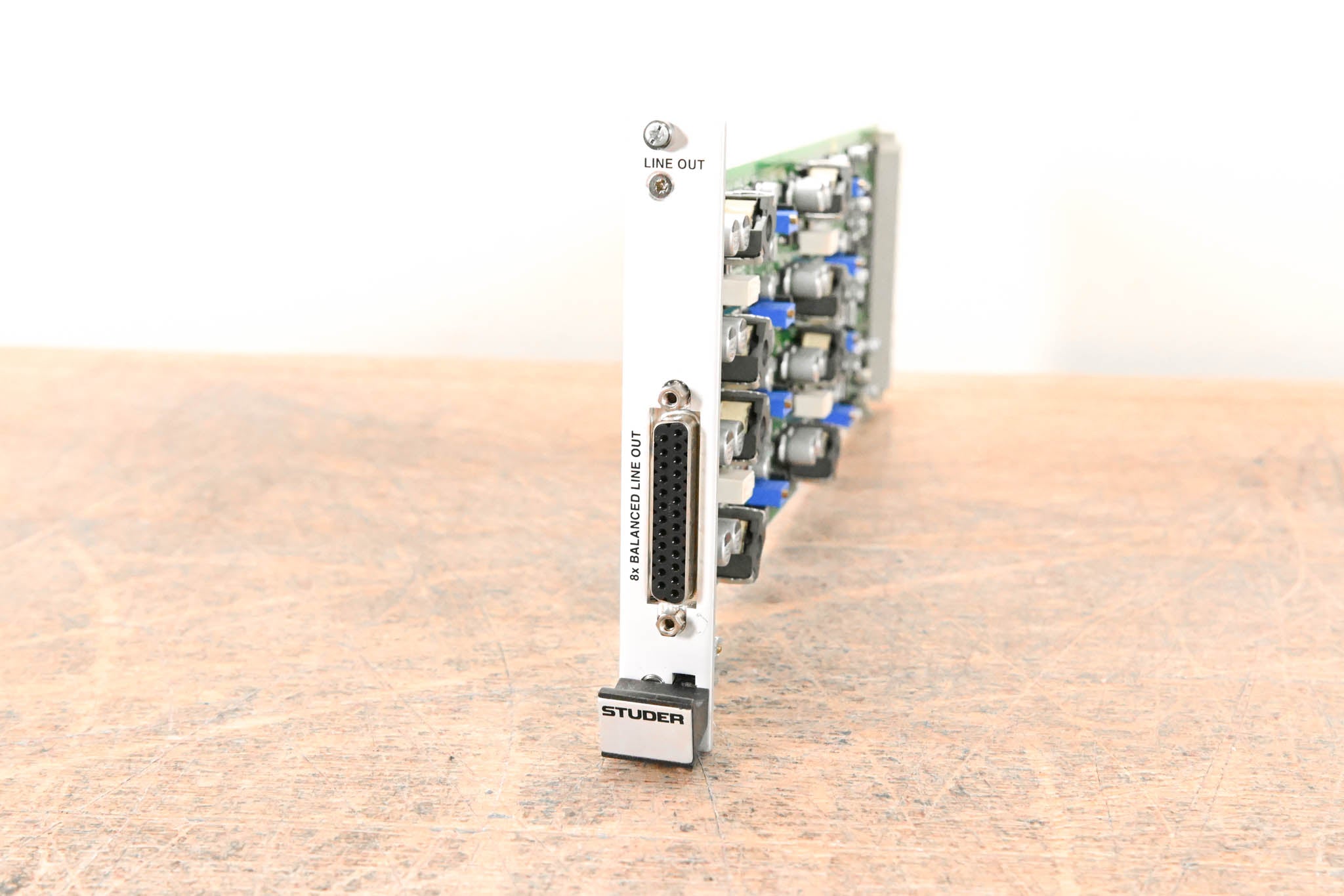 Studer 8-Channel Analog Line Out Card for D21m & D23m Modular I/O System