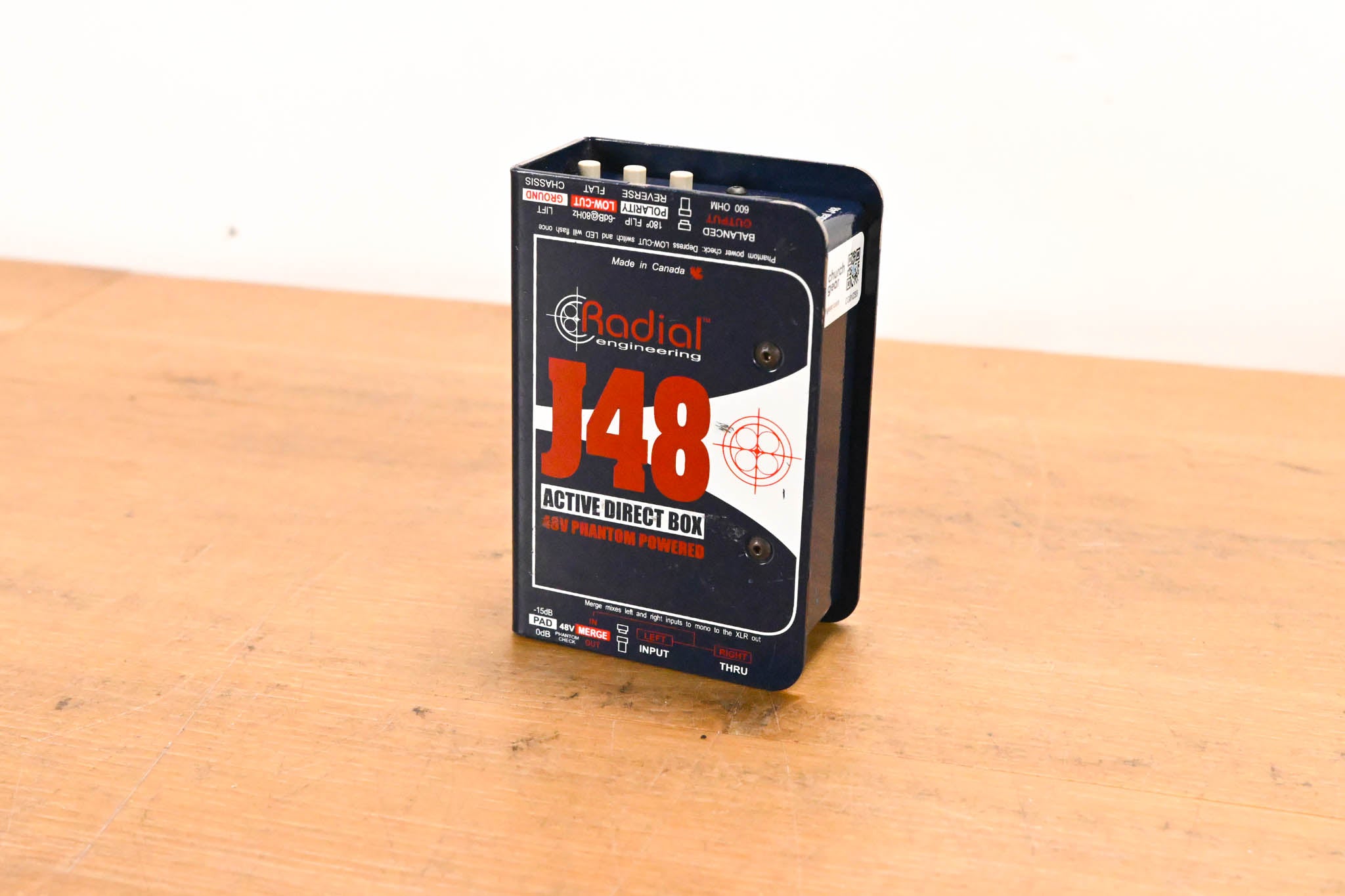 Radial Engineering J48 1-Channel 48V Active Direct Box