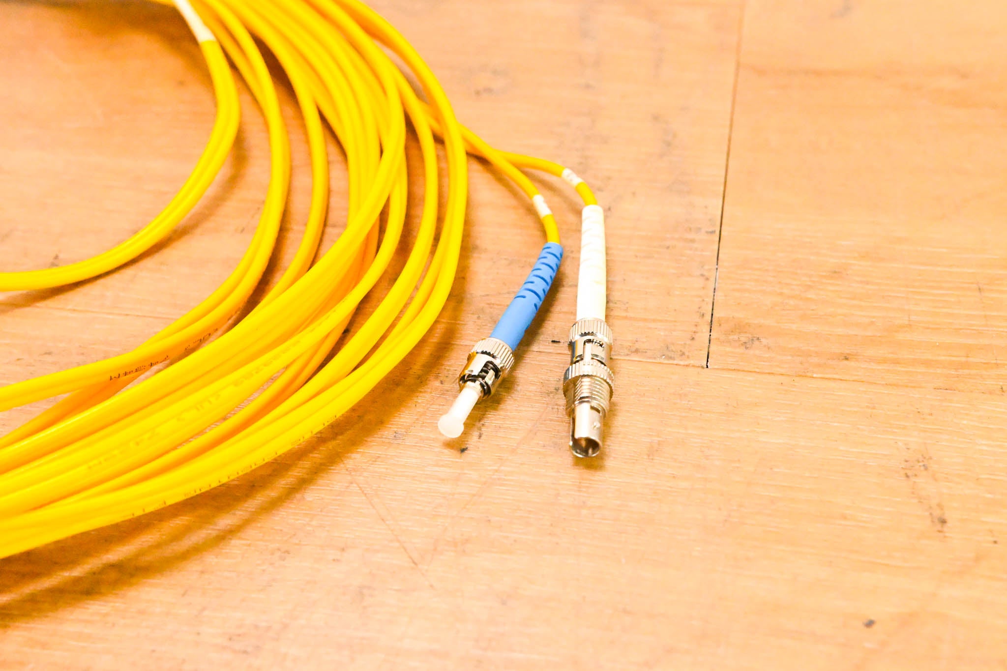 Corning SMF-28 Ultra ST-ST Duplex Single Mode Fiber Cable - 20'