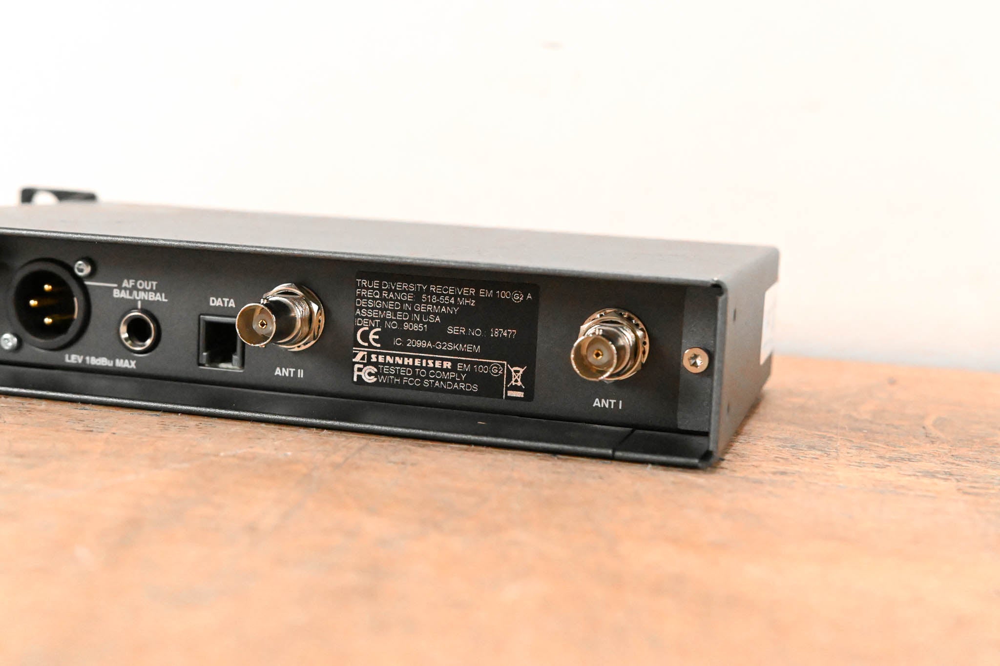 Sennheiser EM 100 G2 Wireless Receiver - 518-554 MHz (NO POWER SUPPLY)