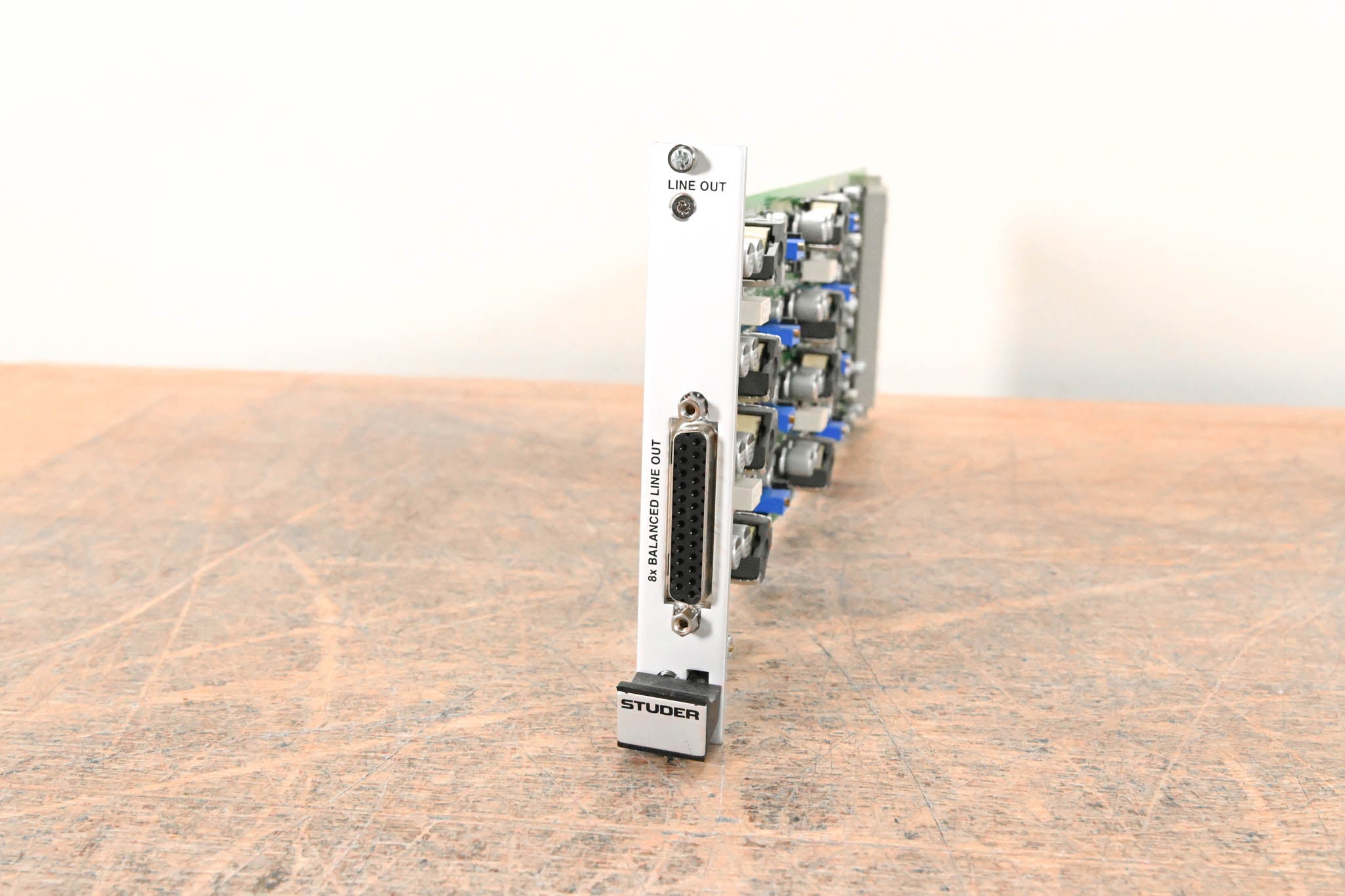 Studer 8-Channel Analog Line Out Card for D21m & D23m Modular I/O System