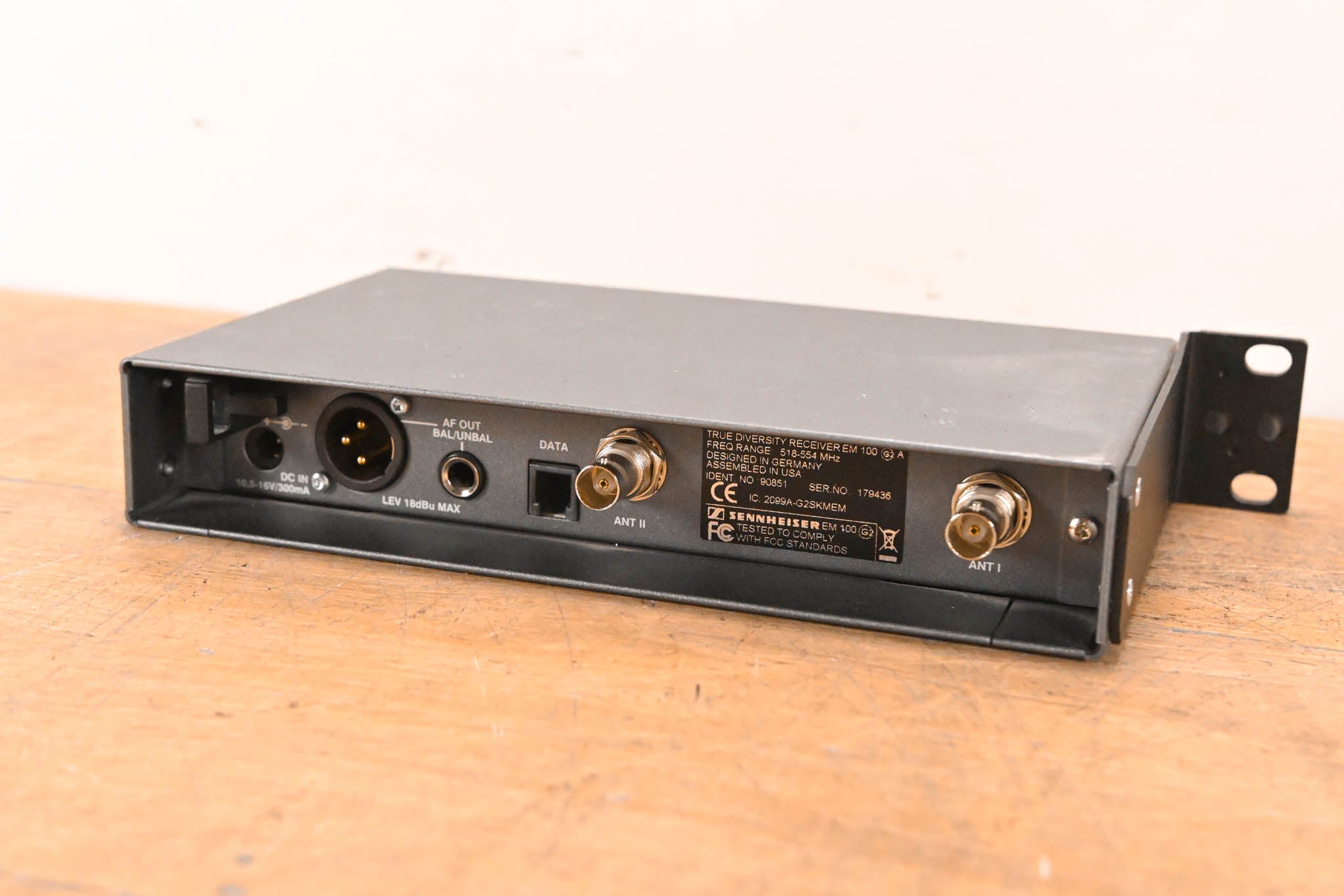 Sennheiser EM 100 G2 Wireless Receiver - 518-554 MHz (NO POWER SUPPLY)