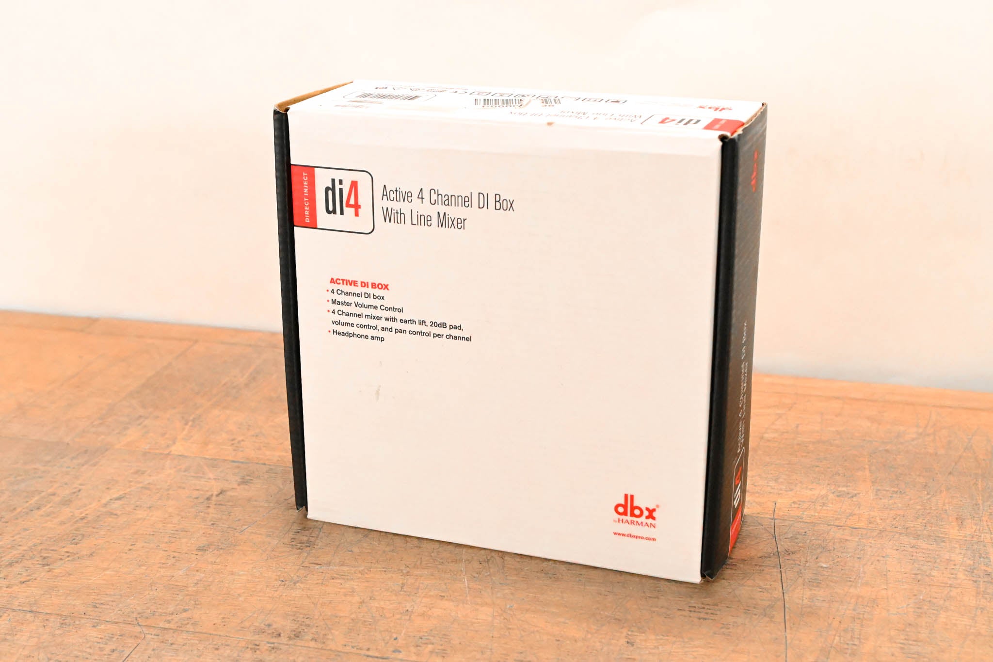 dbx Di4 4-channel Active Direct Box with Line Mixer