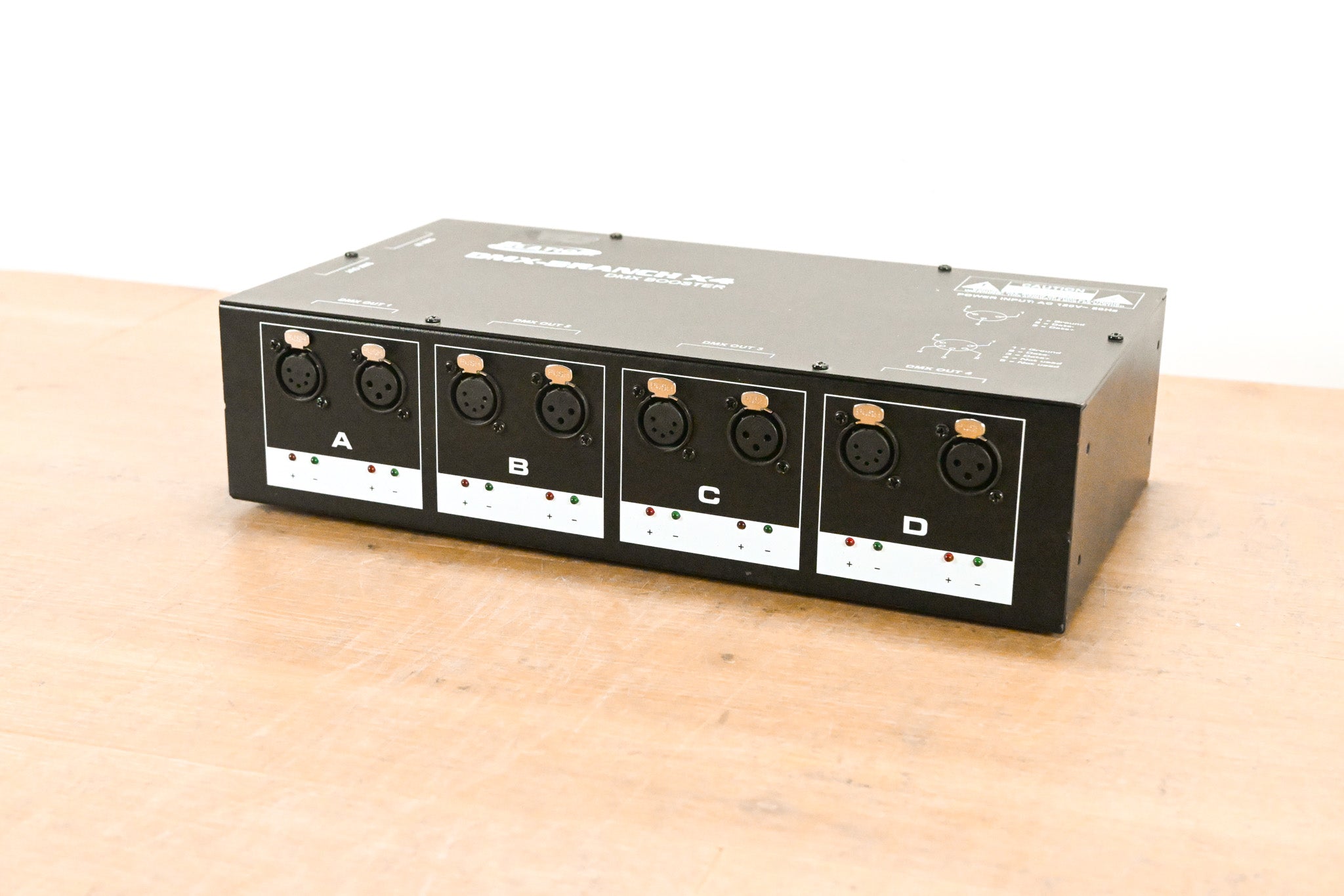 Elation DMX-Branch/4 4-Way 3-pin and 5-pin DMX Distributor