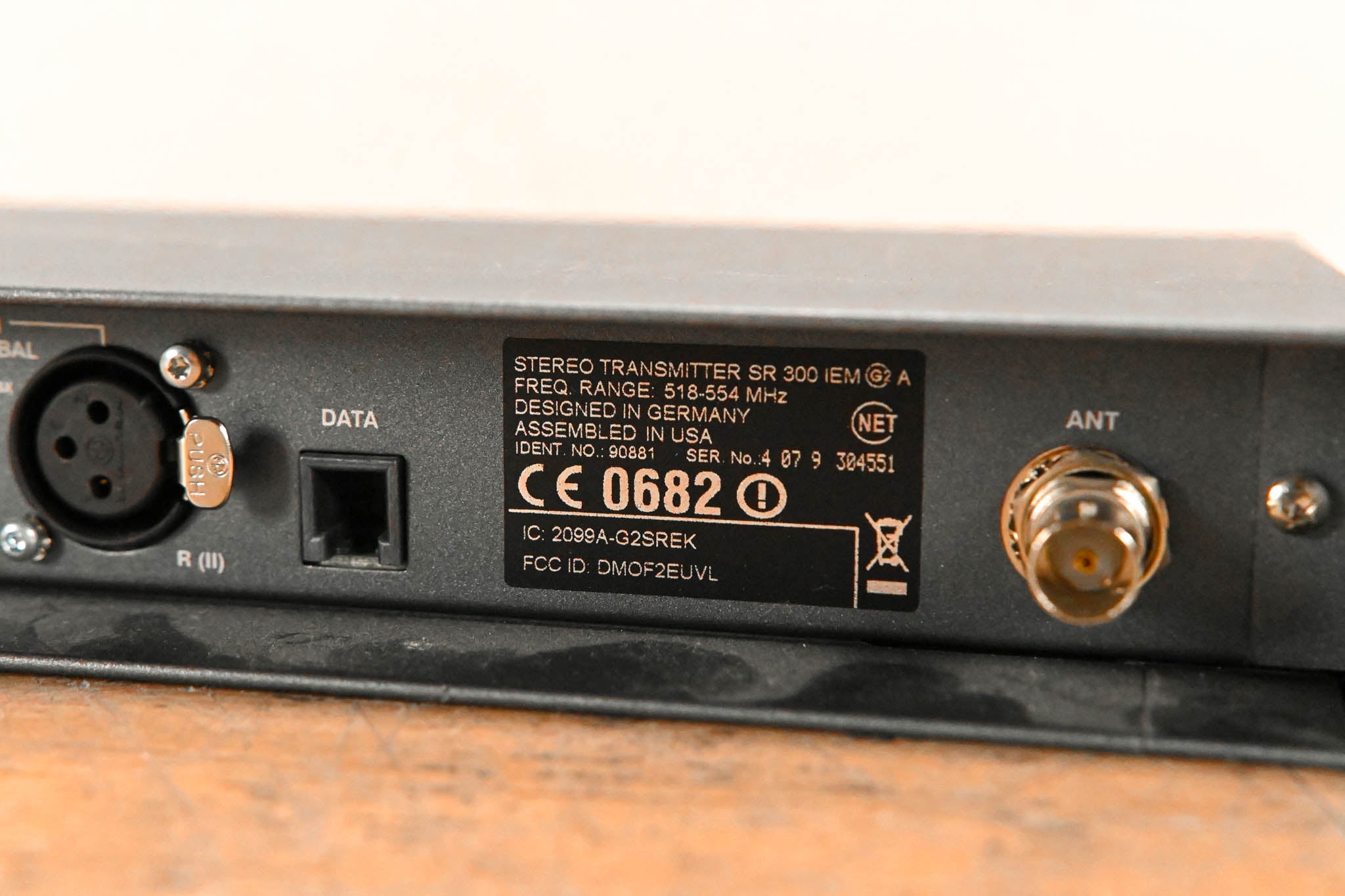 Sennheiser SR 300 IEM G2 Wireless Transmitter - A Range NO POWER SUPPLY