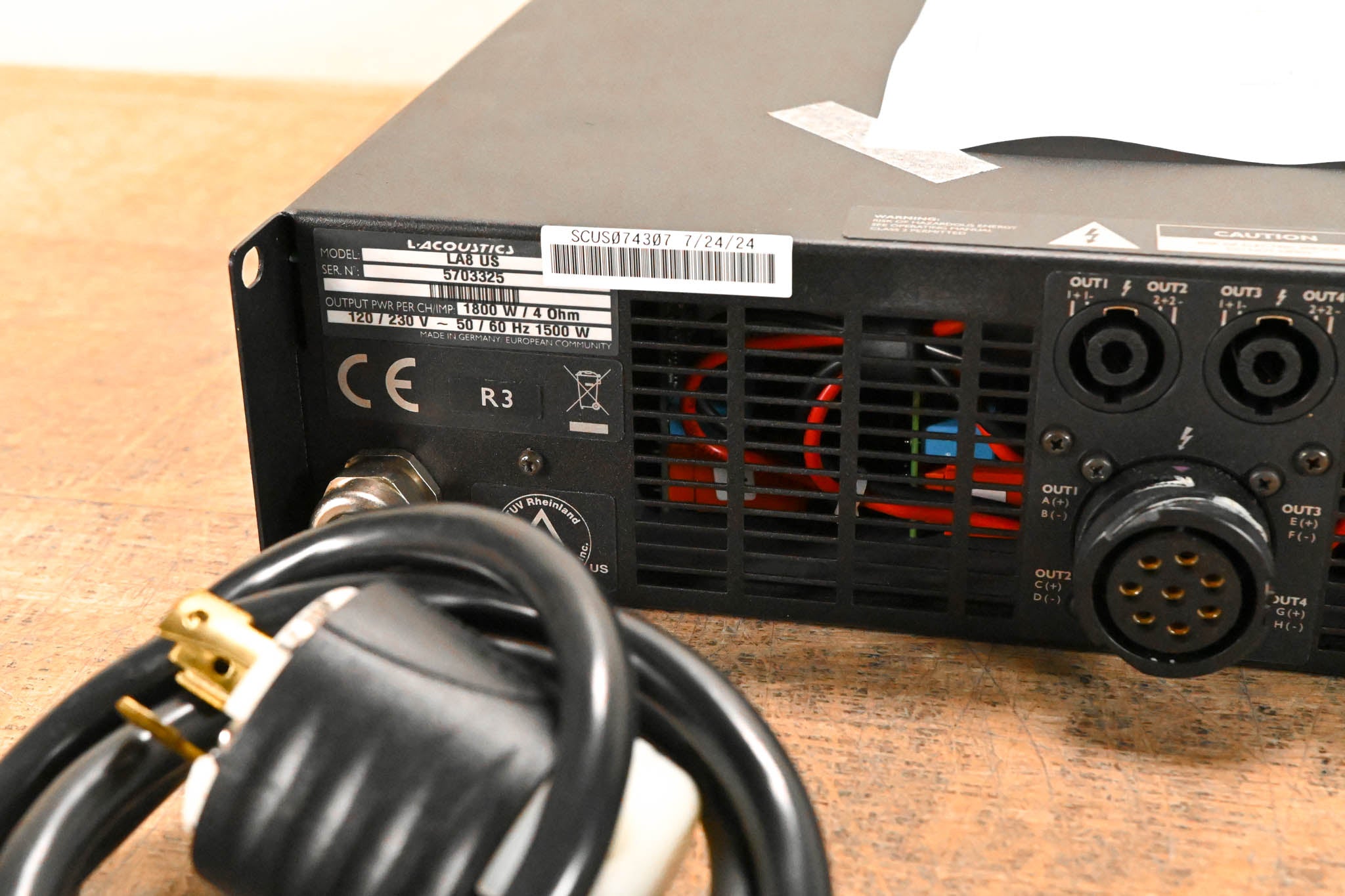L-Acoustics LA8 US Four-Channel Amplified Controller