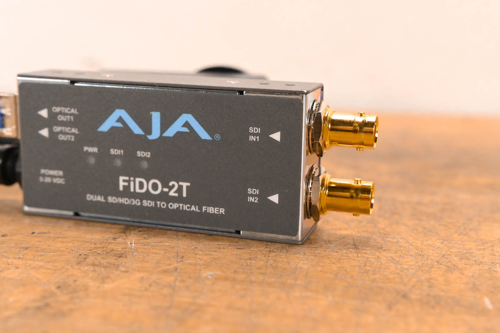 AJA FIDO-2T Dual-Channel SD/HD/3G SDI to Optical Fiber Transmitter