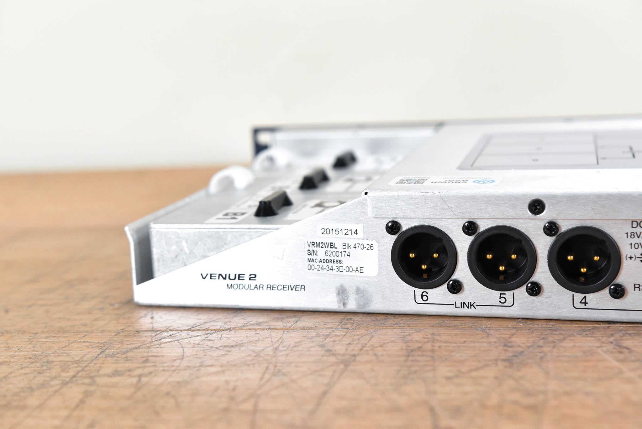 Lectrosonics Venue2 VRM2WBL Receiver with six B1 Modules NO POWER SUPPLY