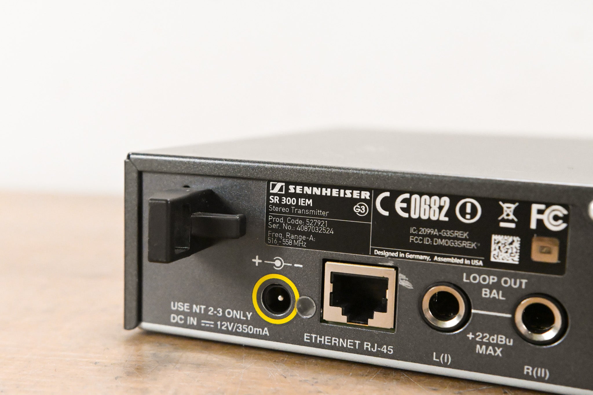 Sennheiser ew 300 IEM G3 Wireless IEM System - A Range NO POWER SUPPLY