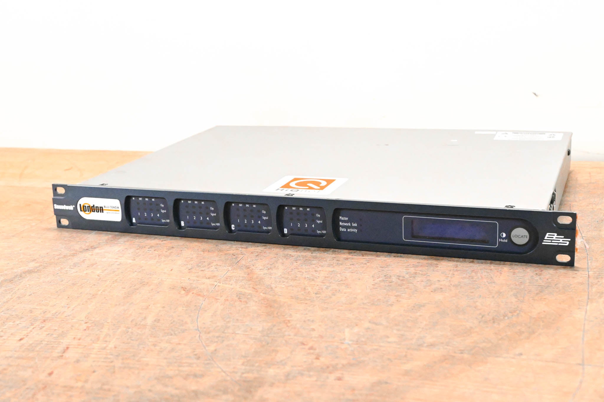BSS BLU-326DA I/O Expander with BLU link and Dante / AES67