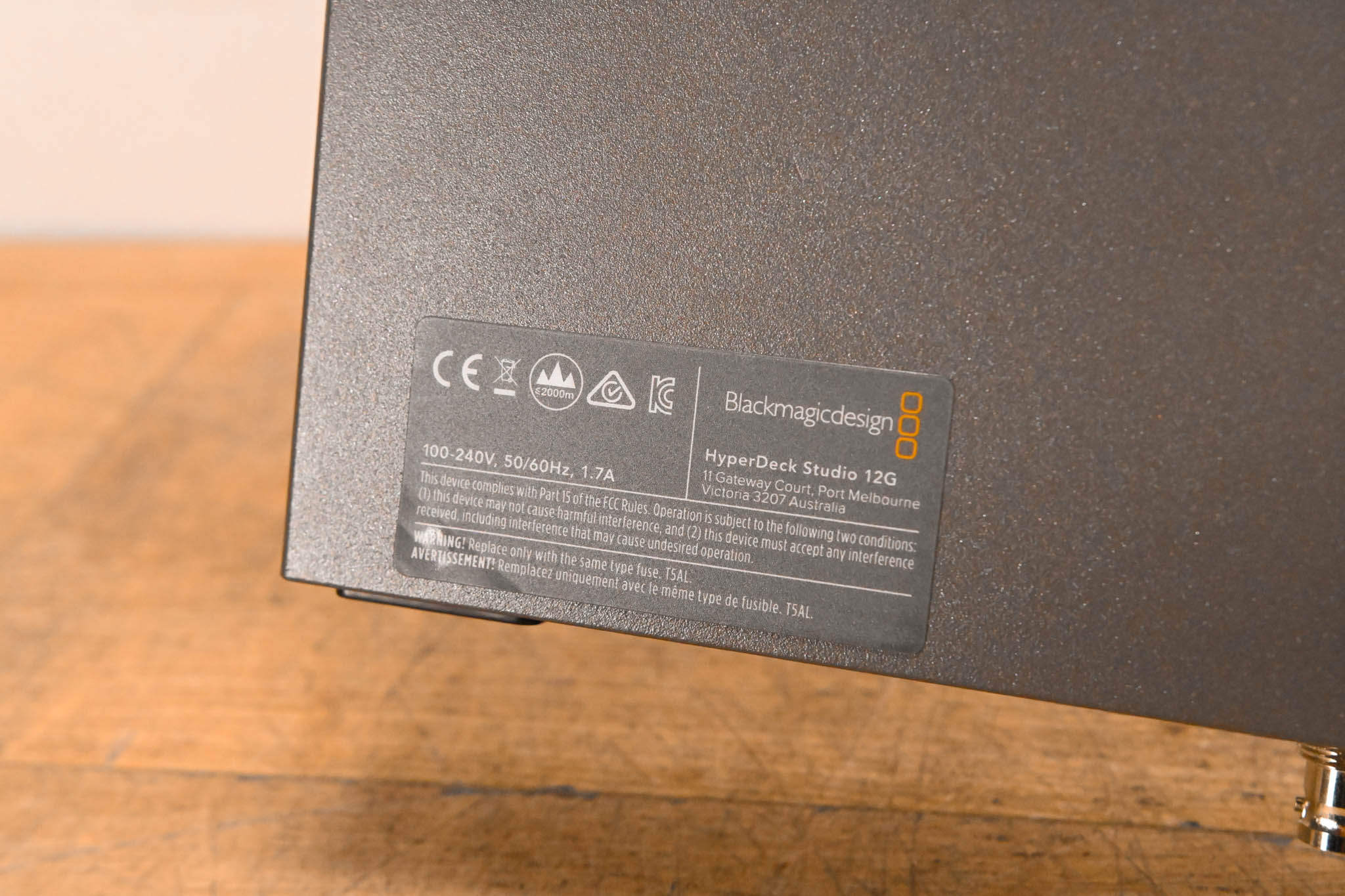 Blackmagic Design HyperDeck Studio 12G