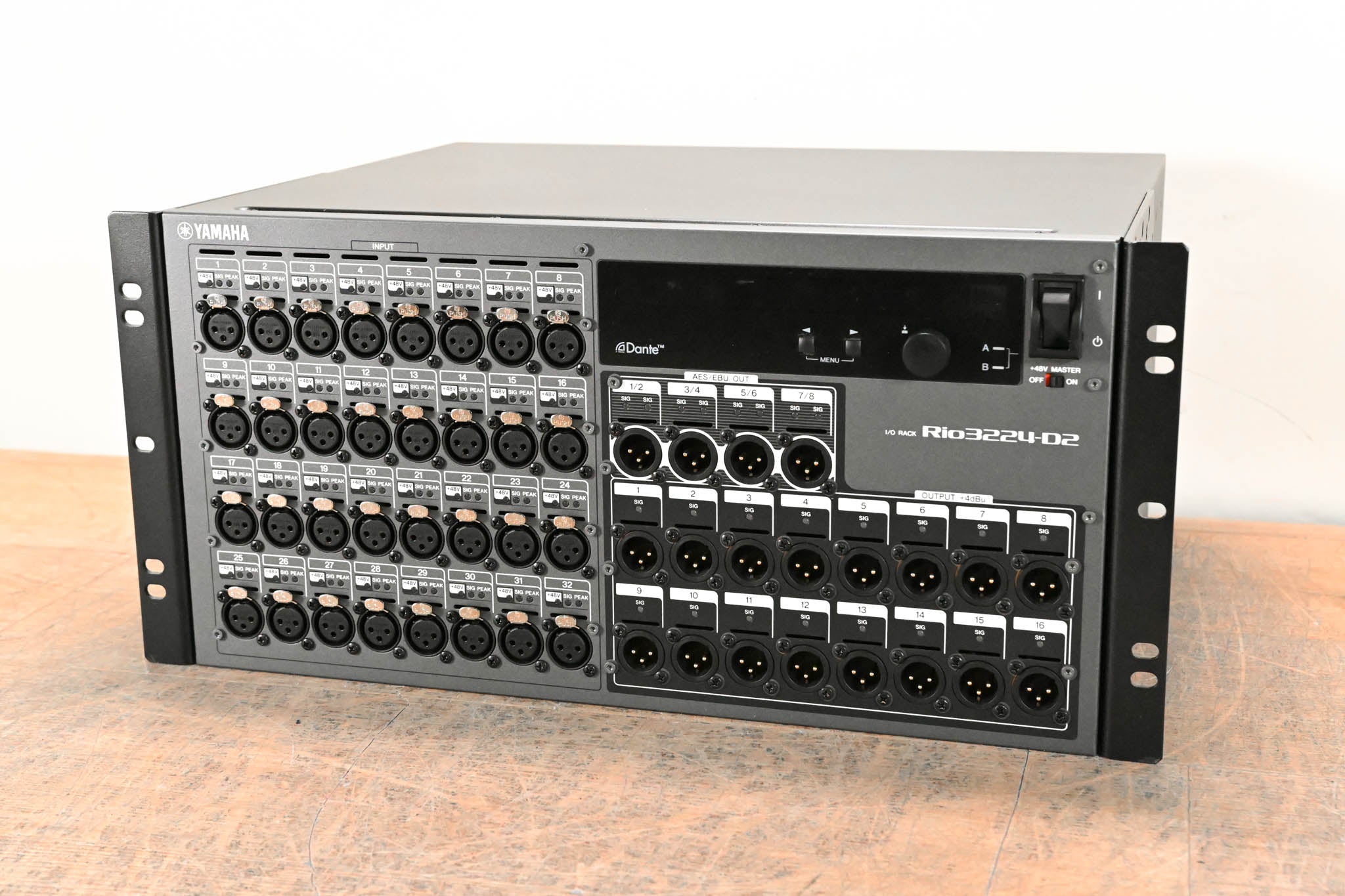 Yamaha Rio3224-D2 32-input / 24-output Dante Stage Box