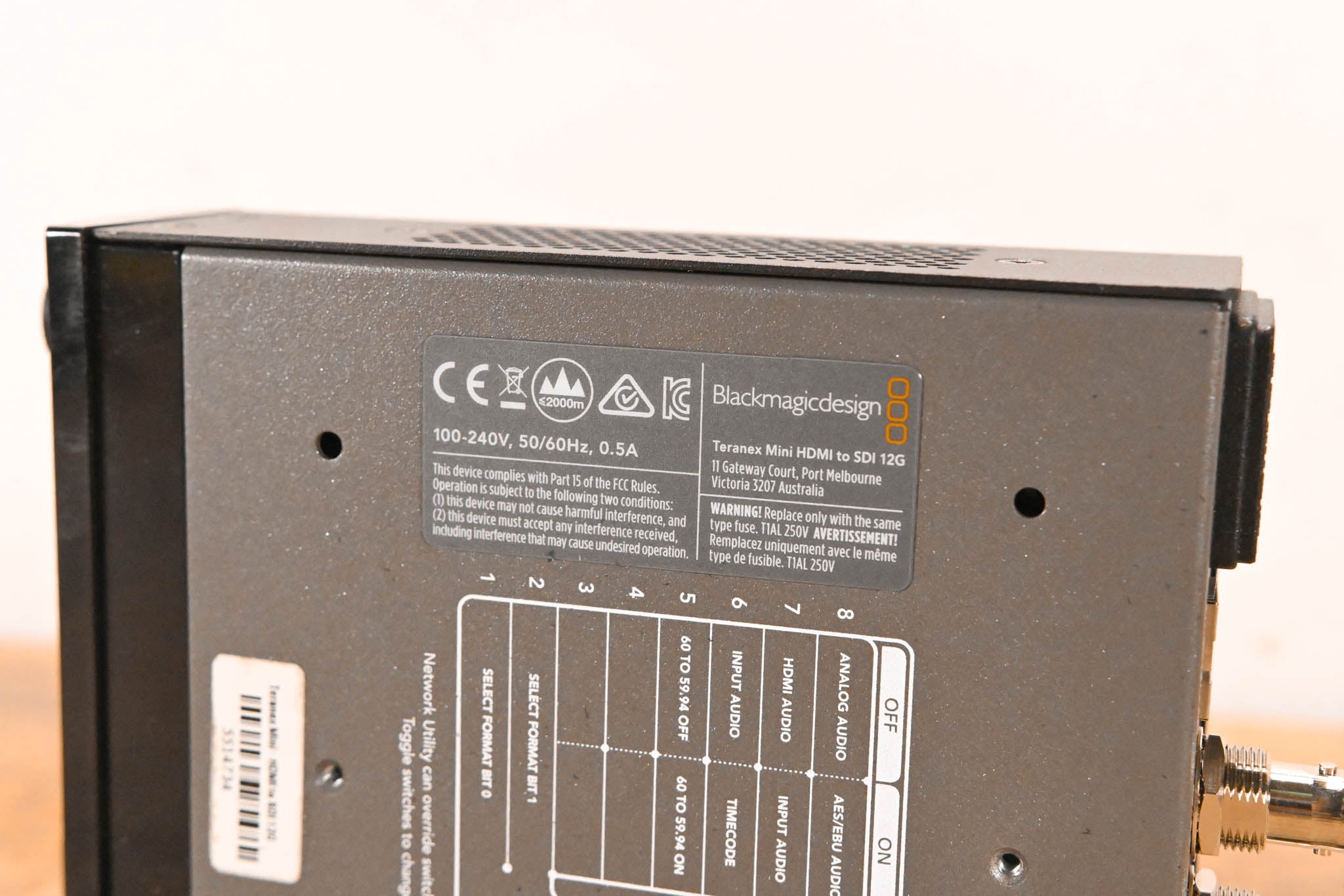 Blackmagic Design Teranex Mini HDMI to SDI 12G w/ Smart Panel