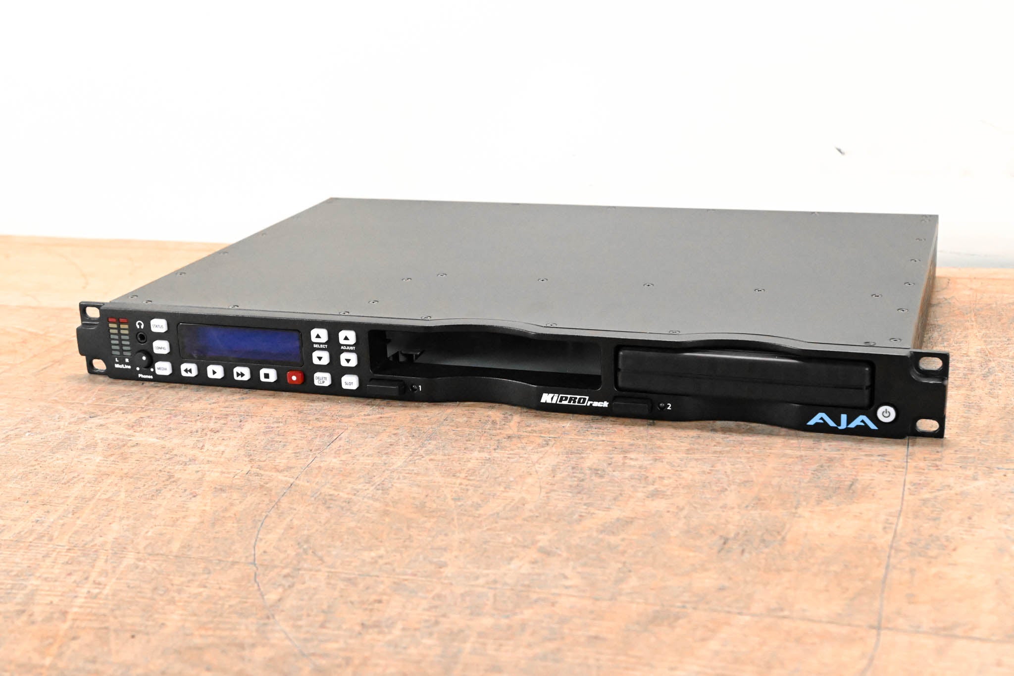 AJA Ki Pro Rack Video Recorder and Player with one 256GB KiStor Module