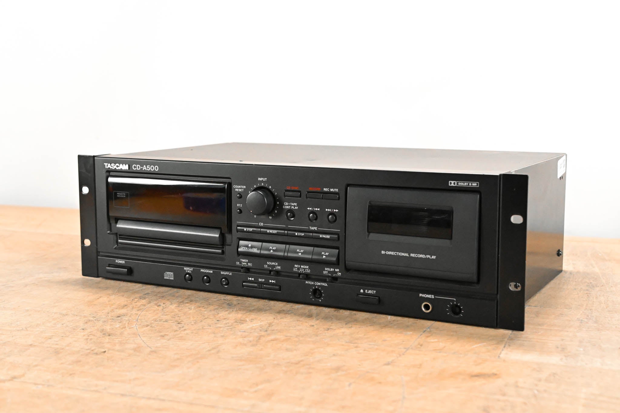 TASCAM CD-A500 3RU CD Player / Cassette Deck