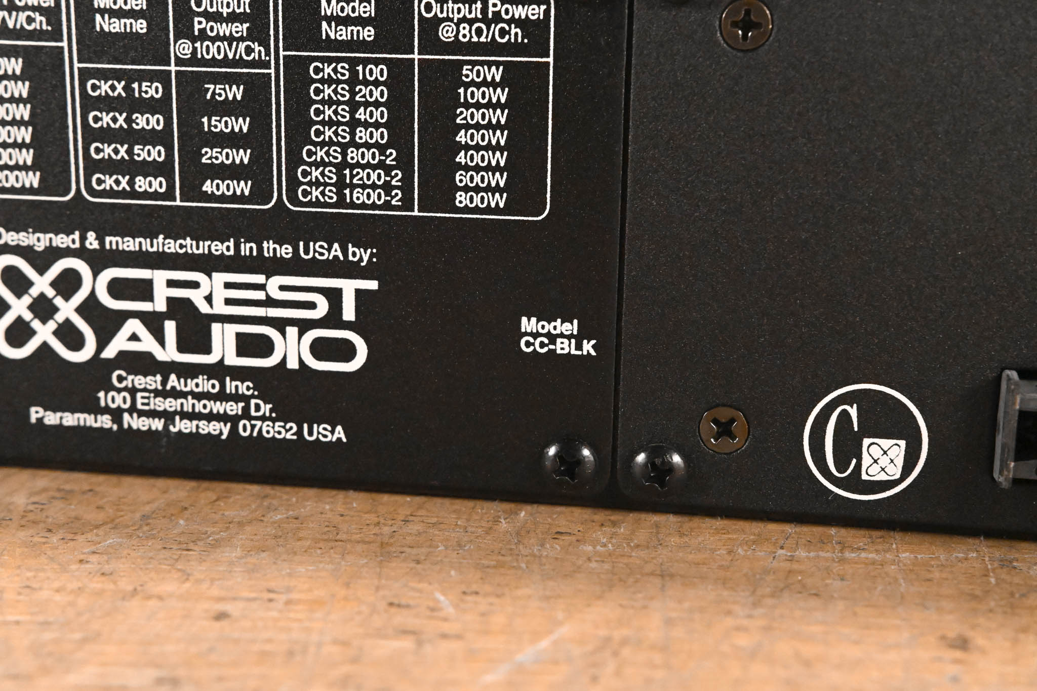 Crest Audio CKV400 2-Channel Professional Power Amplifier