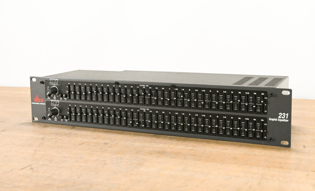 dbx 231 Dual-Channel 31-Band Graphic Equalizer
