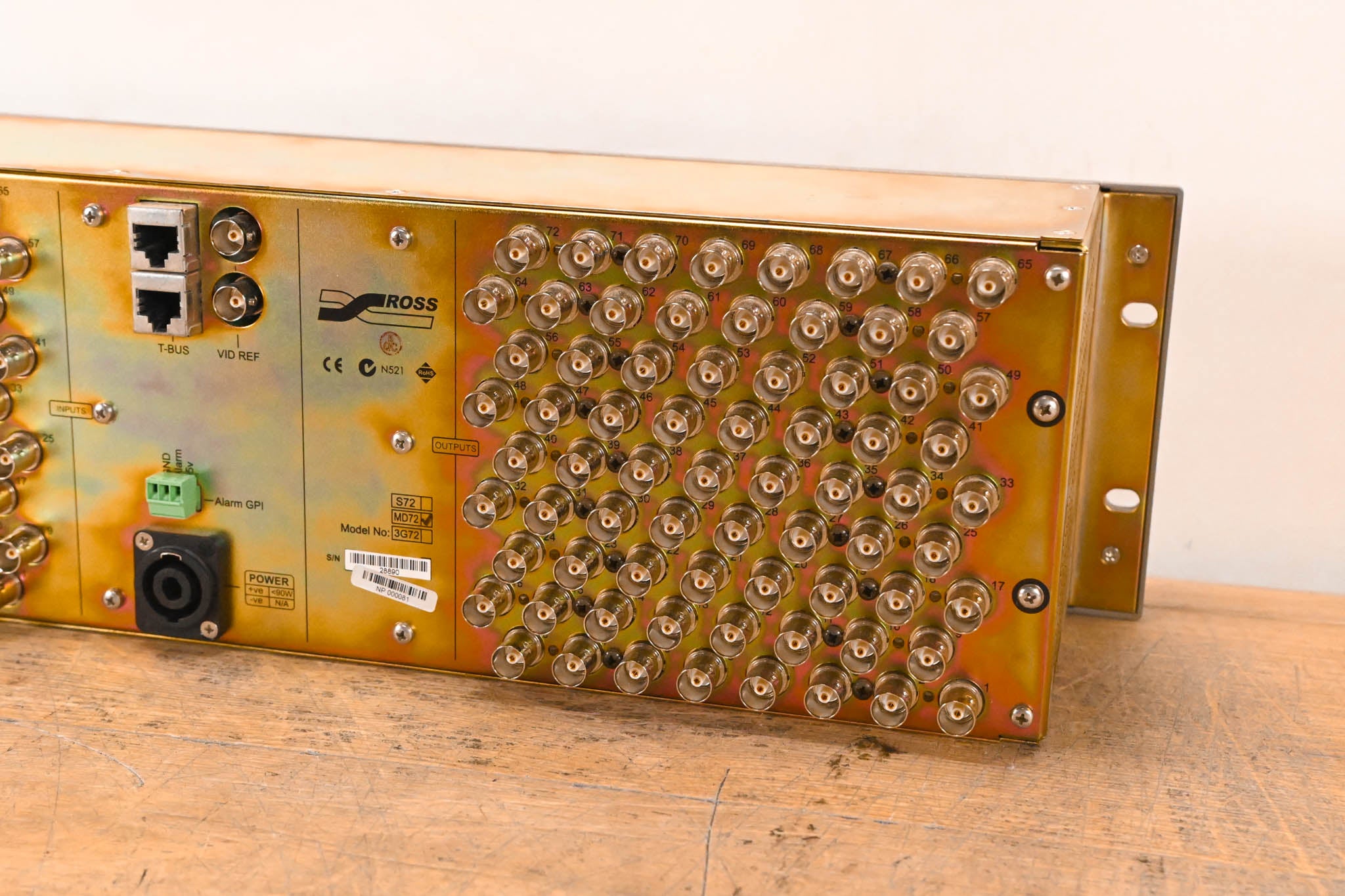 Ross NK-MD72 72 x 72 HD/SD Multi-Definition SDI Router (NO POWER SUPPLY)