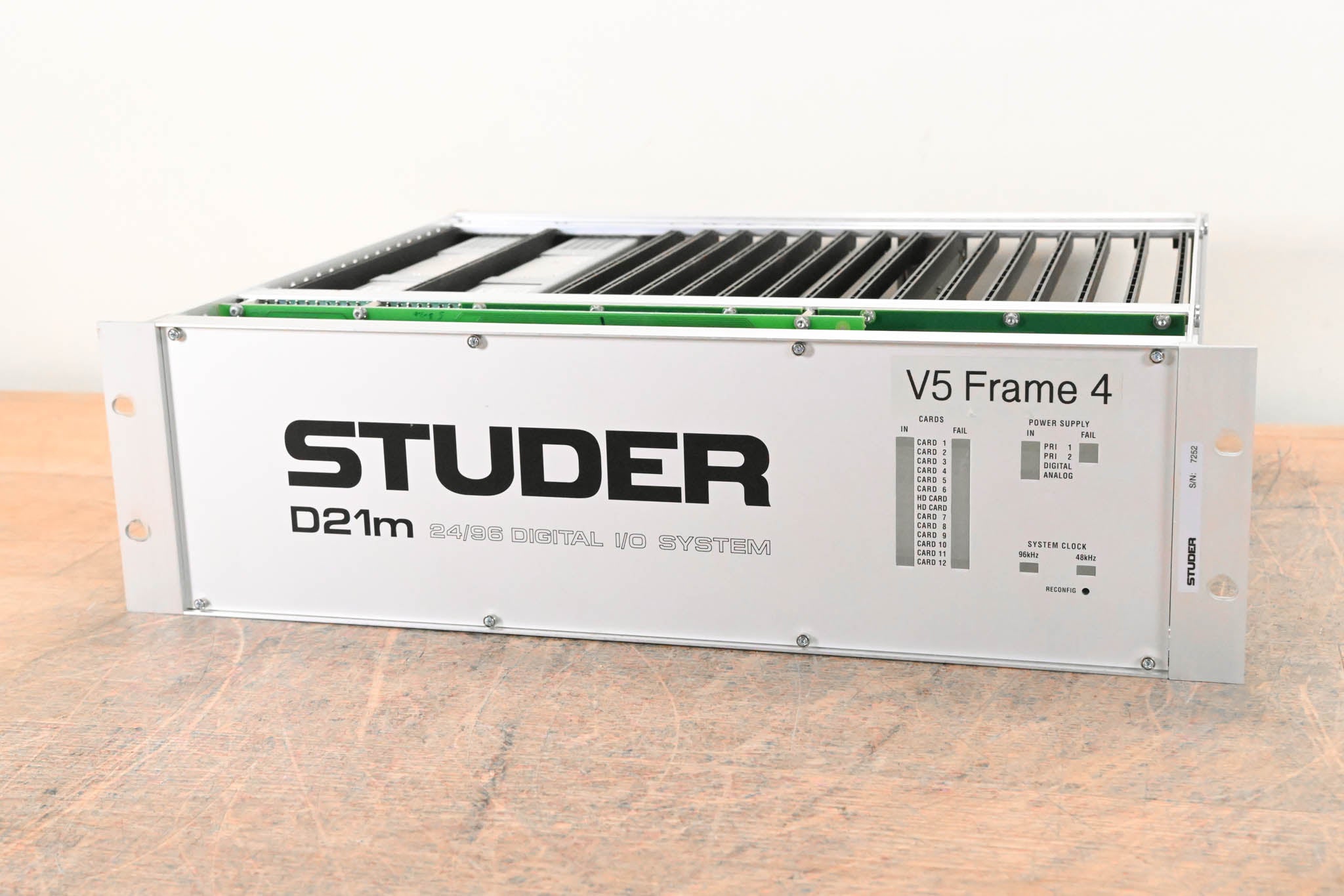 Studer D21m Modular I/O System with Madi HD Link Card