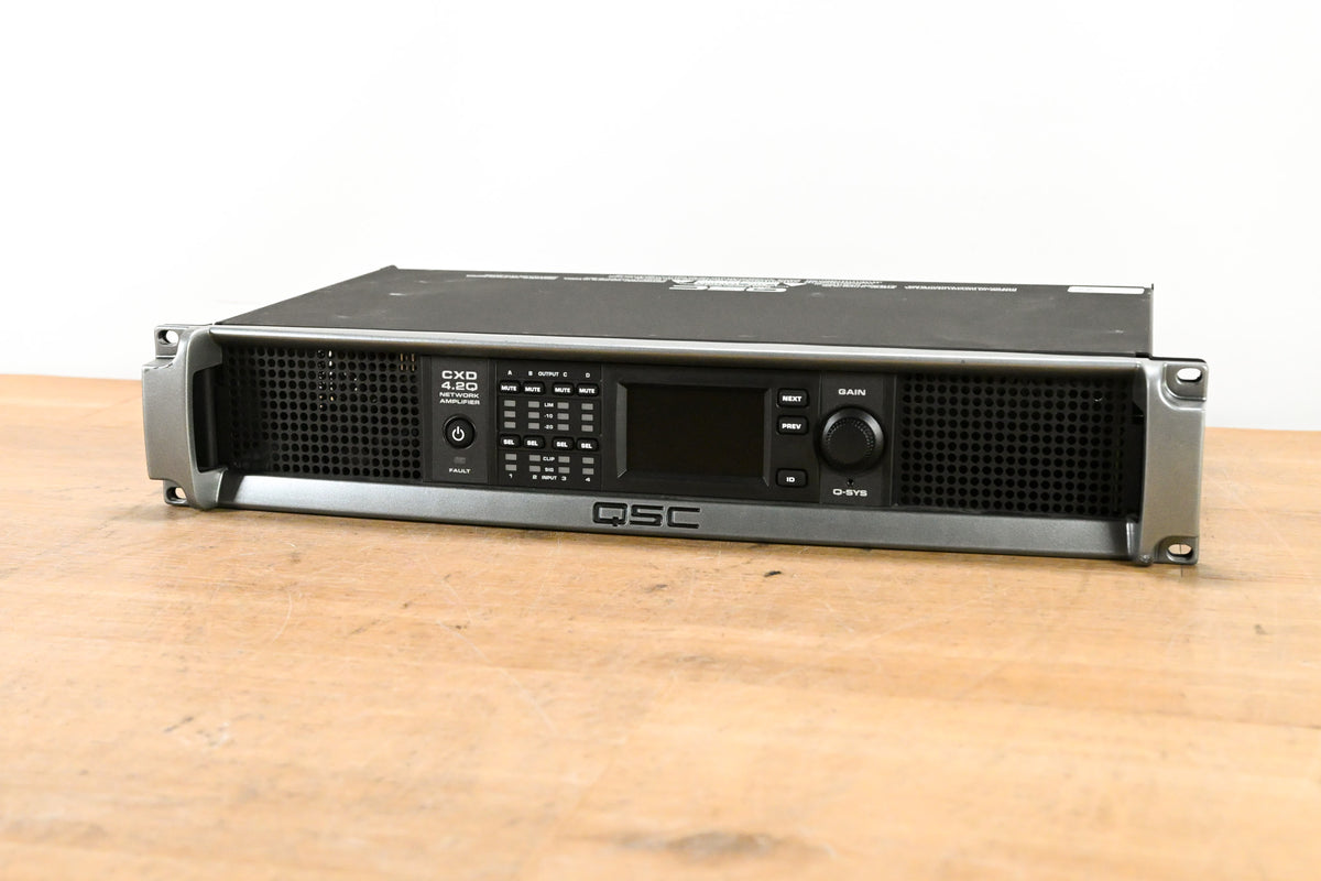QSC CXD4.2Q 4-Channel, 2000W Network Amplifier