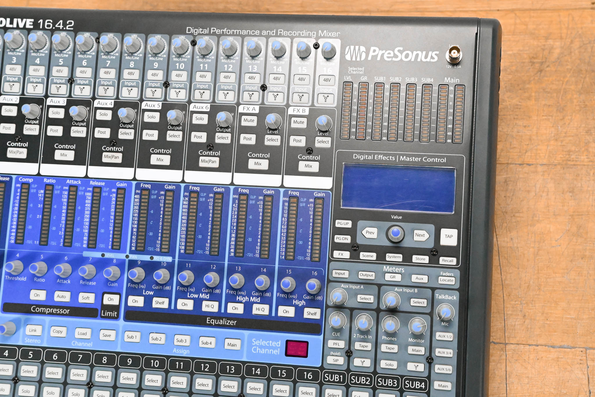 PreSonus StudioLive 16.4.2 16-Channel Digital Audio Mixer
