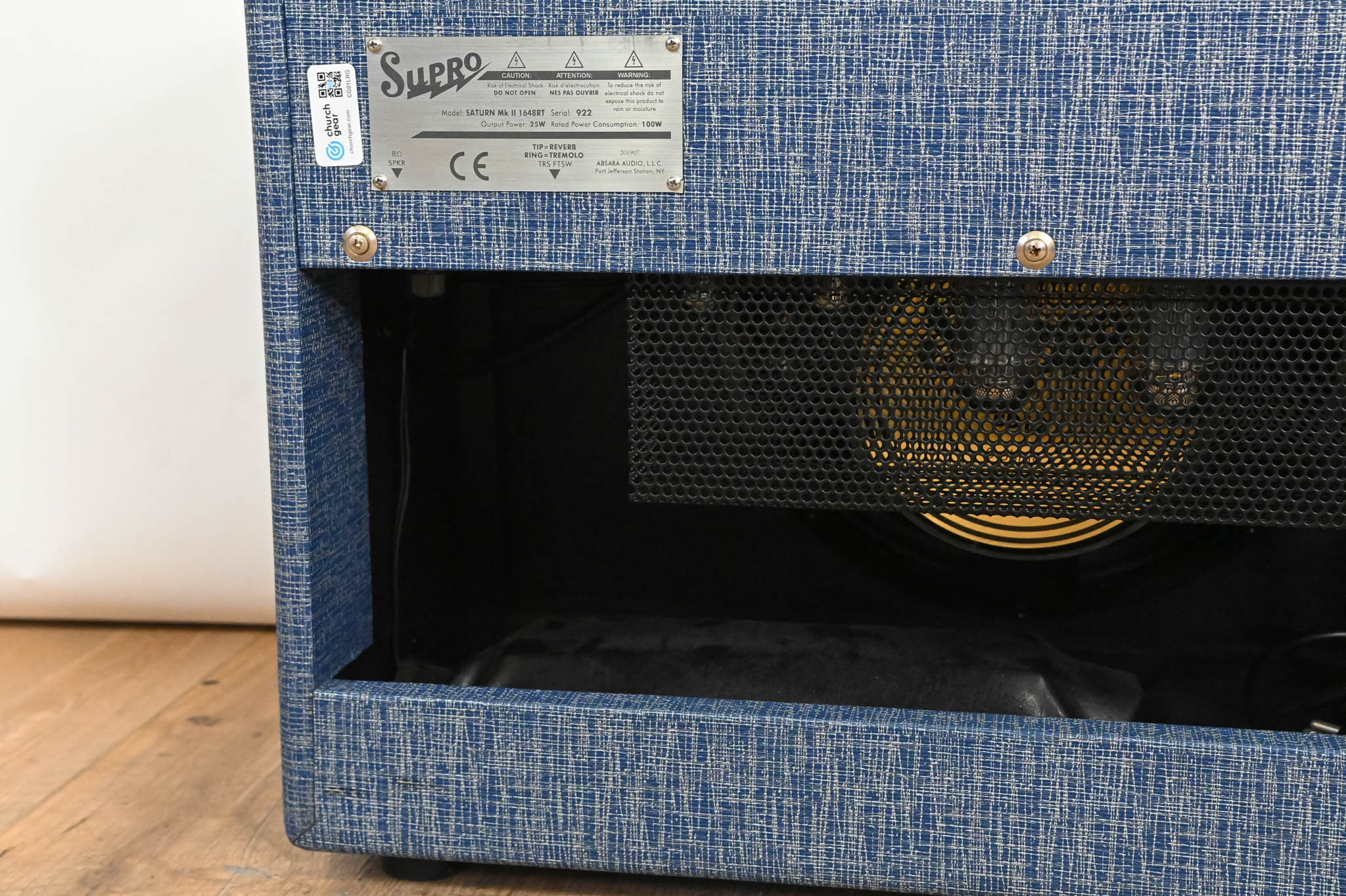 Supro Saturn Reverb MkII 1648RT 1x12" 25-watt Tube Combo Amplifier