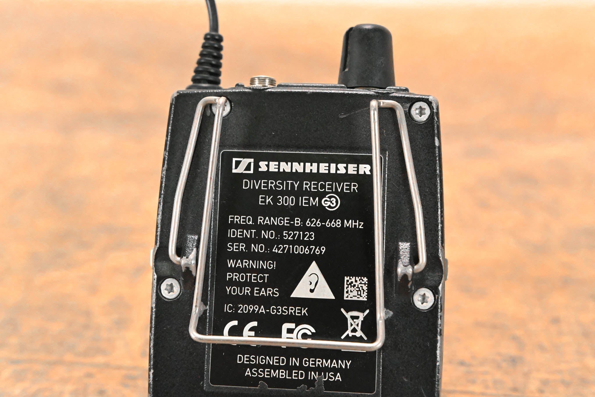 Sennheiser ew 300 IEM G3 Wireless IEM System 626-668 MHz NO POWER SUPPLY