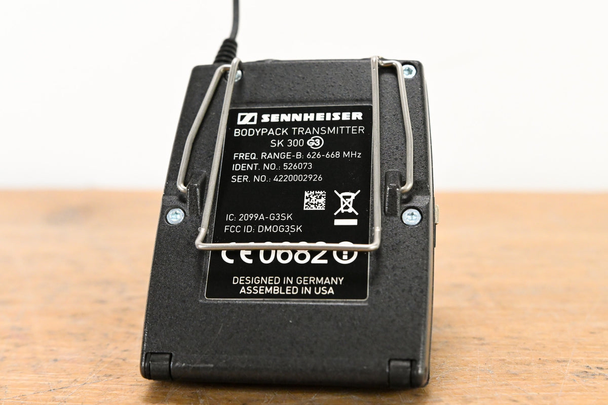 Sennheiser ew 300 G3 Bodypack Wireless System - B Range NO POWER SUPPLY