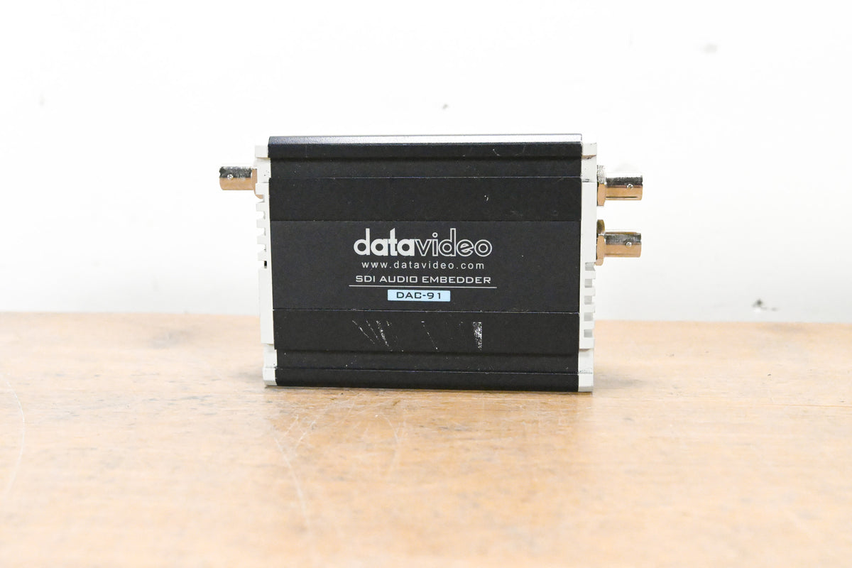 Datavideo DAC-91 2-Channel SDI Analog Audio Embedder (NO POWER SUPPLY)