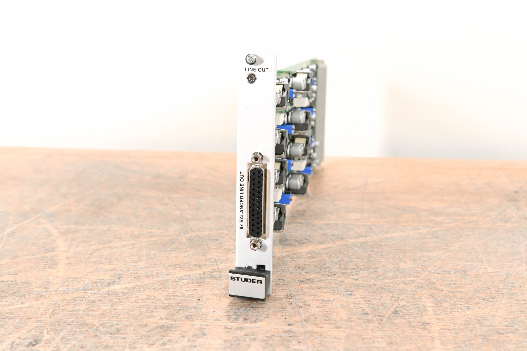 Studer 8-Channel Analog Line Out Card for D21m & D23m Modular I/O System