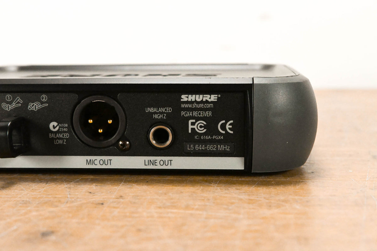 Shure PGX14 Wireless Bodypack System - L5 Band: 644-662 MHz
