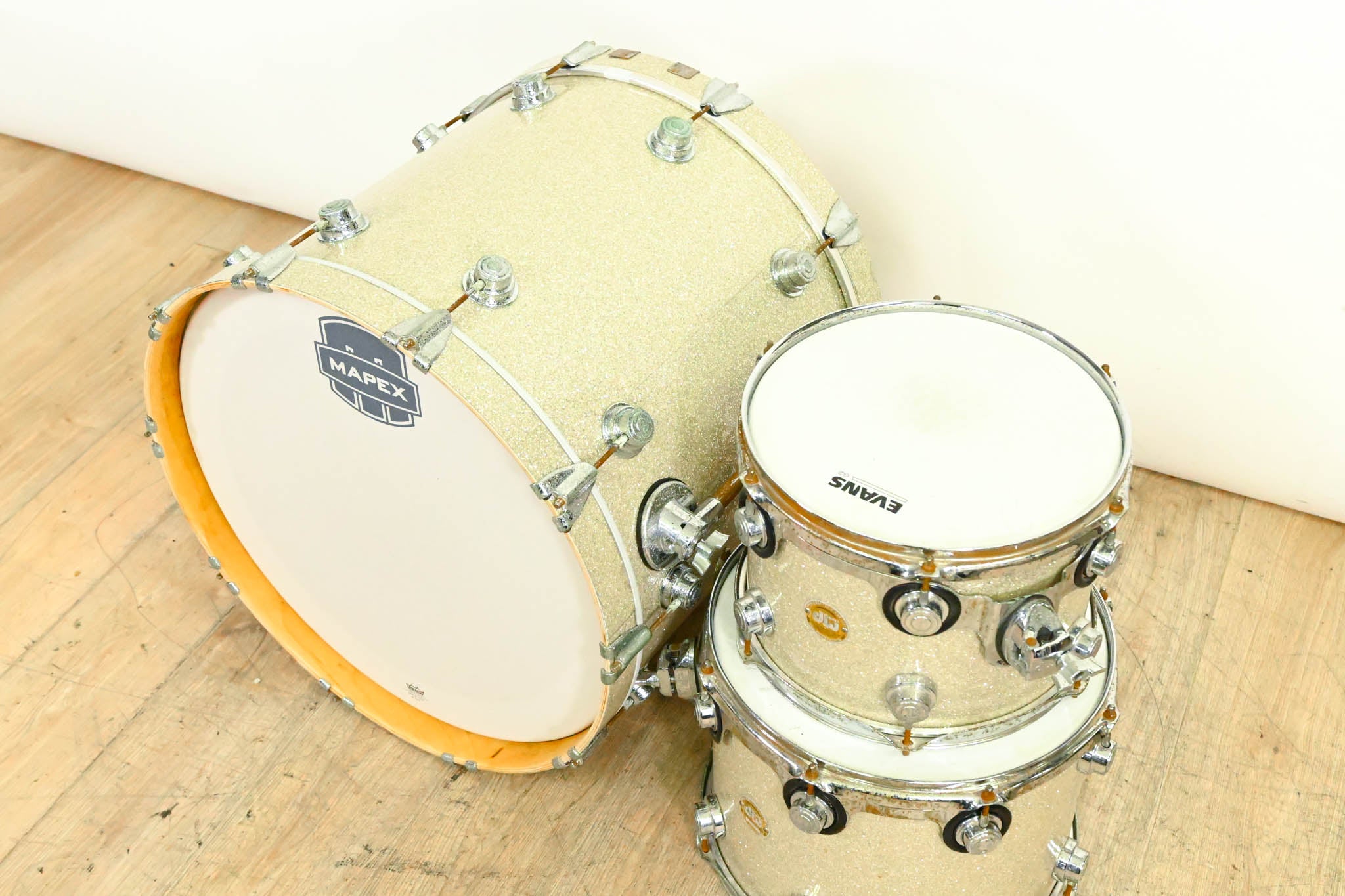 DW Collectors Series 3-Piece Shell Pack - Silver Sparkle