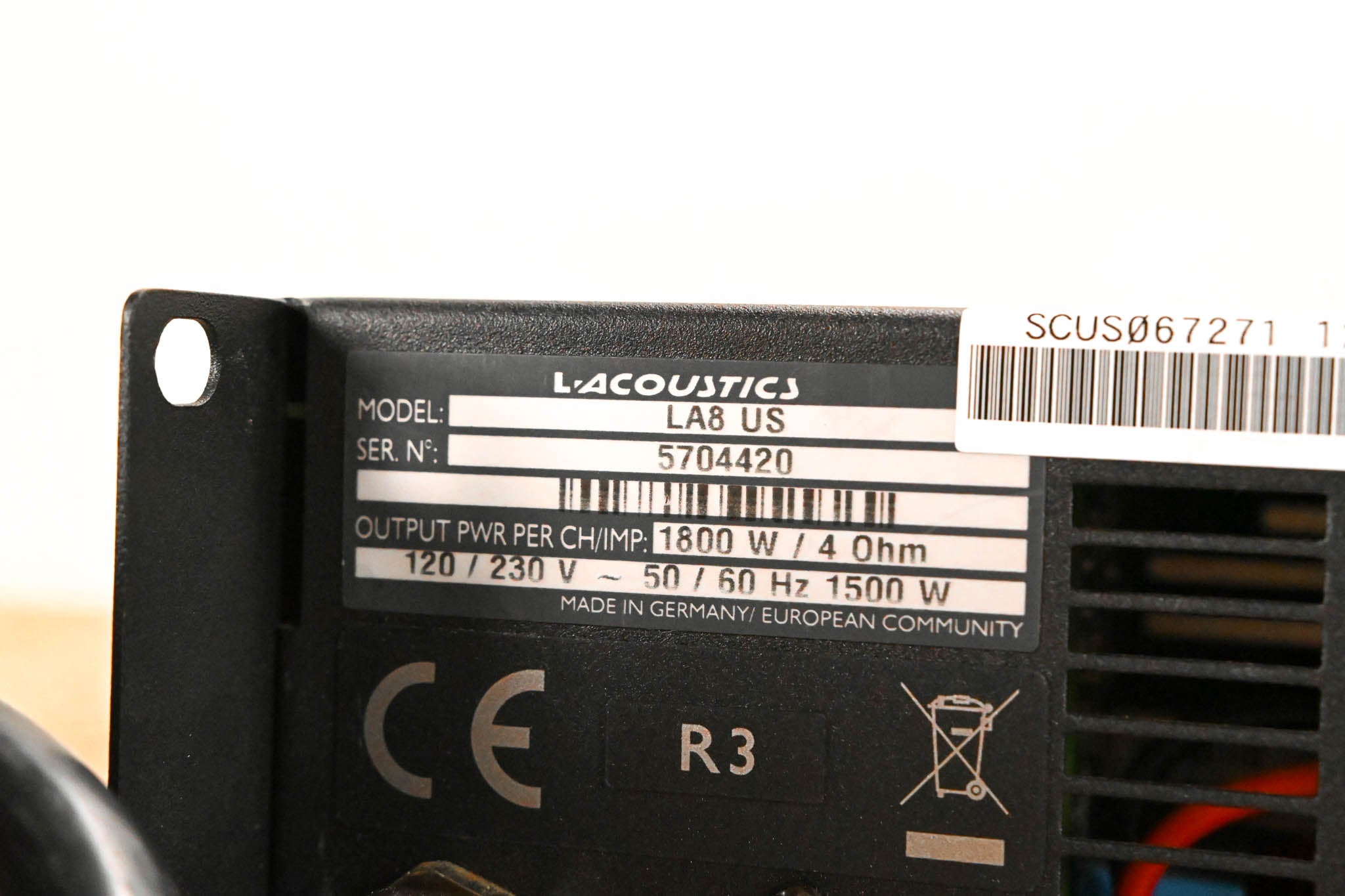 L-Acoustics LA8 US Four-Channel Amplified Controller
