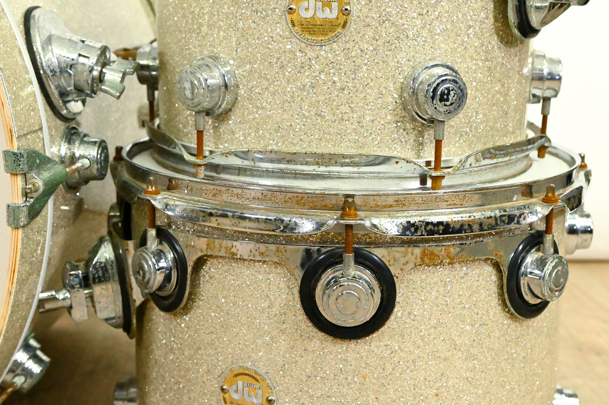 DW Collectors Series 3-Piece Shell Pack - Silver Sparkle