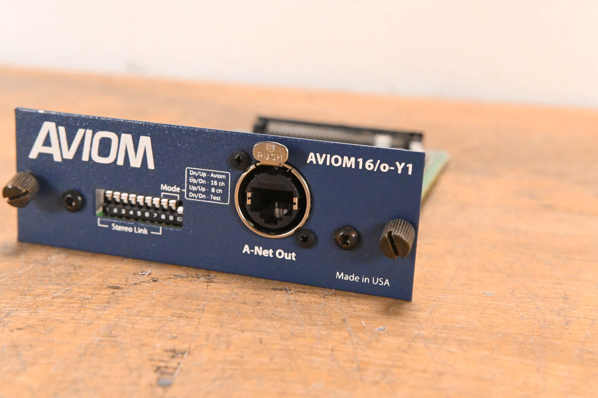 Aviom 16/o-Y1 A-Net Card for Yamaha Digital Products