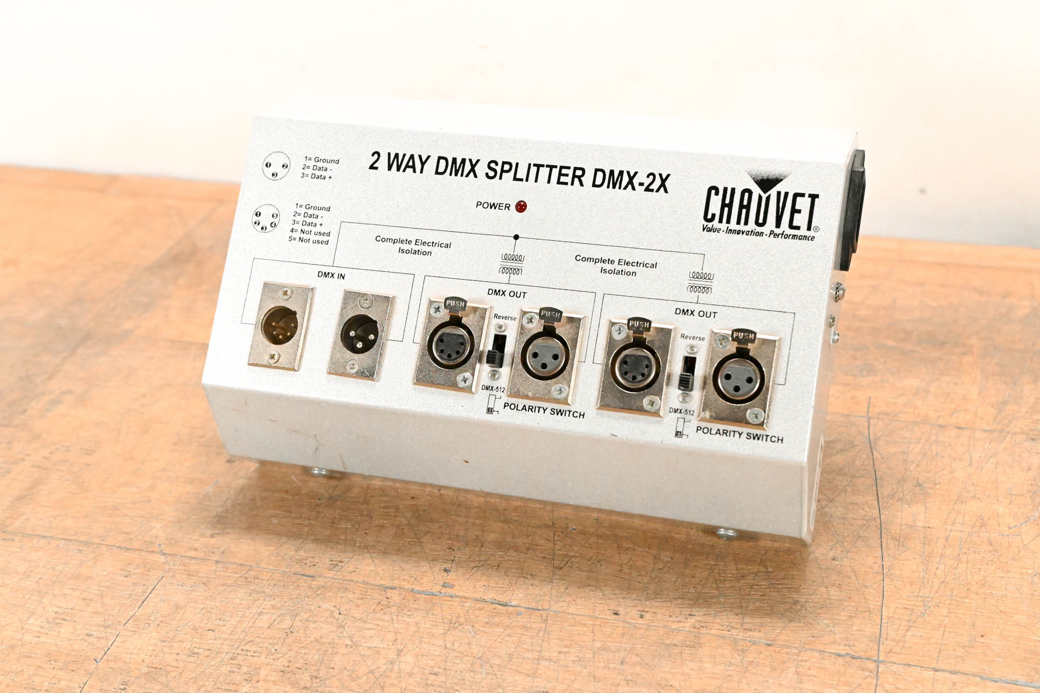 Chauvet DMX2X 2-Way DMX Splitter