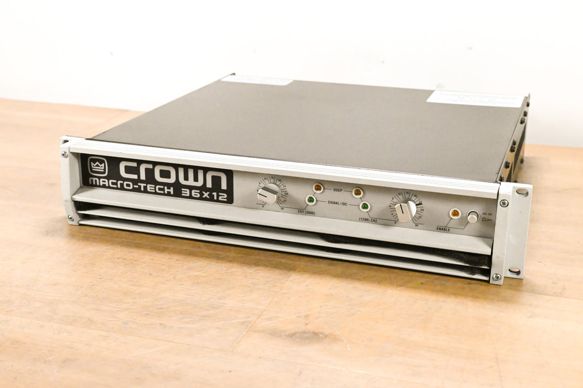 Crown Macro-Tech 36x12 2-Channel Power Amplifier