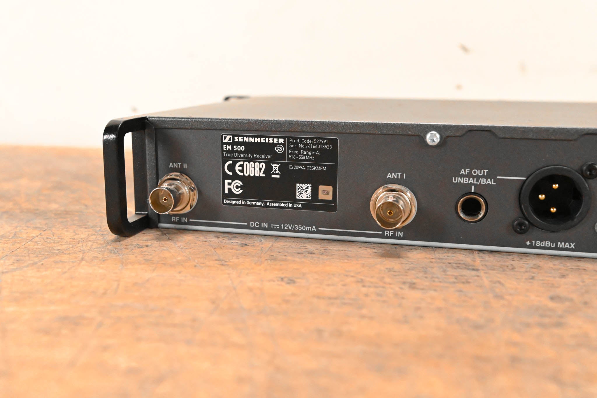 Sennheiser ew 500 G3 Handheld Wireless System - A Range NO POWER SUPPLY