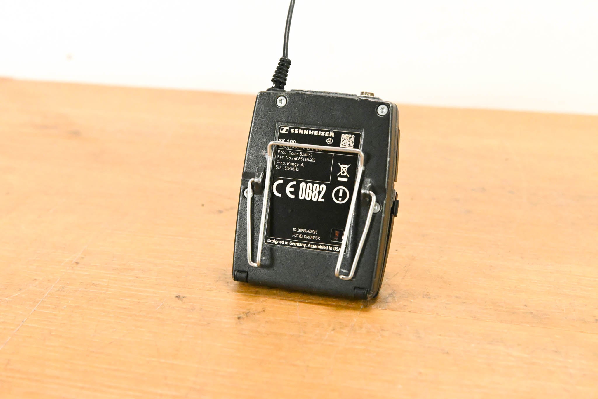 Sennheiser ew 100 G3 Bodypack Wireless System - A Range NO POWER SUPPLY