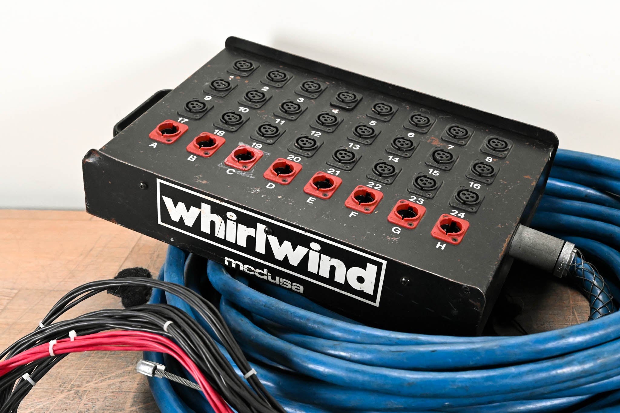 Whirlwind Medusa 24x8 XLR Stage Snake - 80'