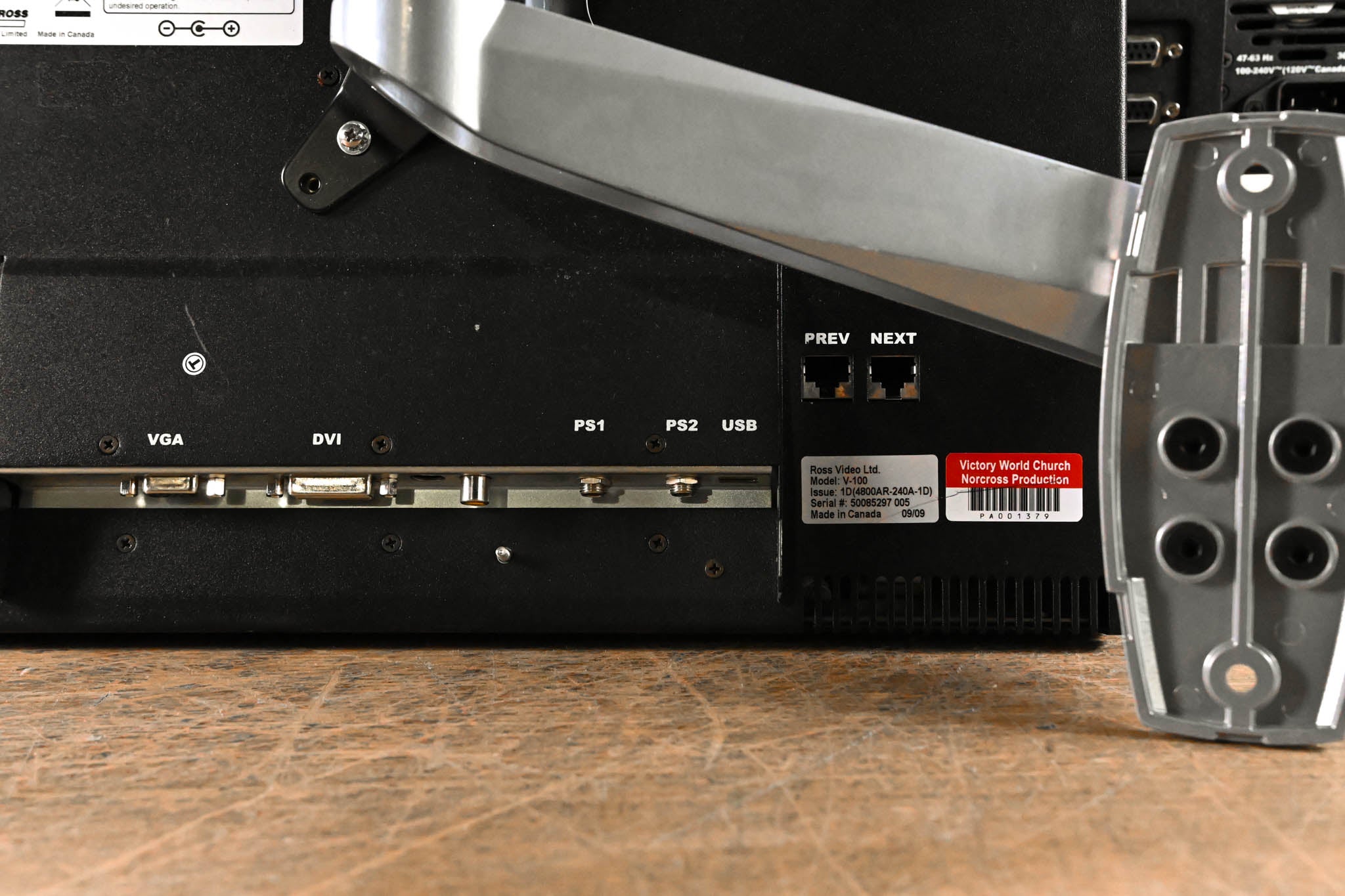 Ross Vision QMD 2 M/E Video Switcher with Vision 2 Panel and Touchscreen