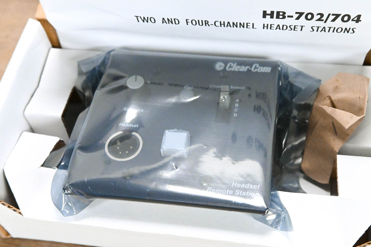 Clear-Com HB-704 4-Channel Remote Headset Station