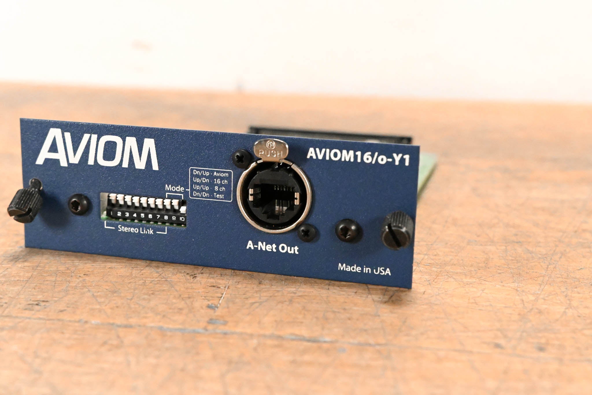 Aviom 16/o-Y1 A-Net Card for Yamaha Digital Products