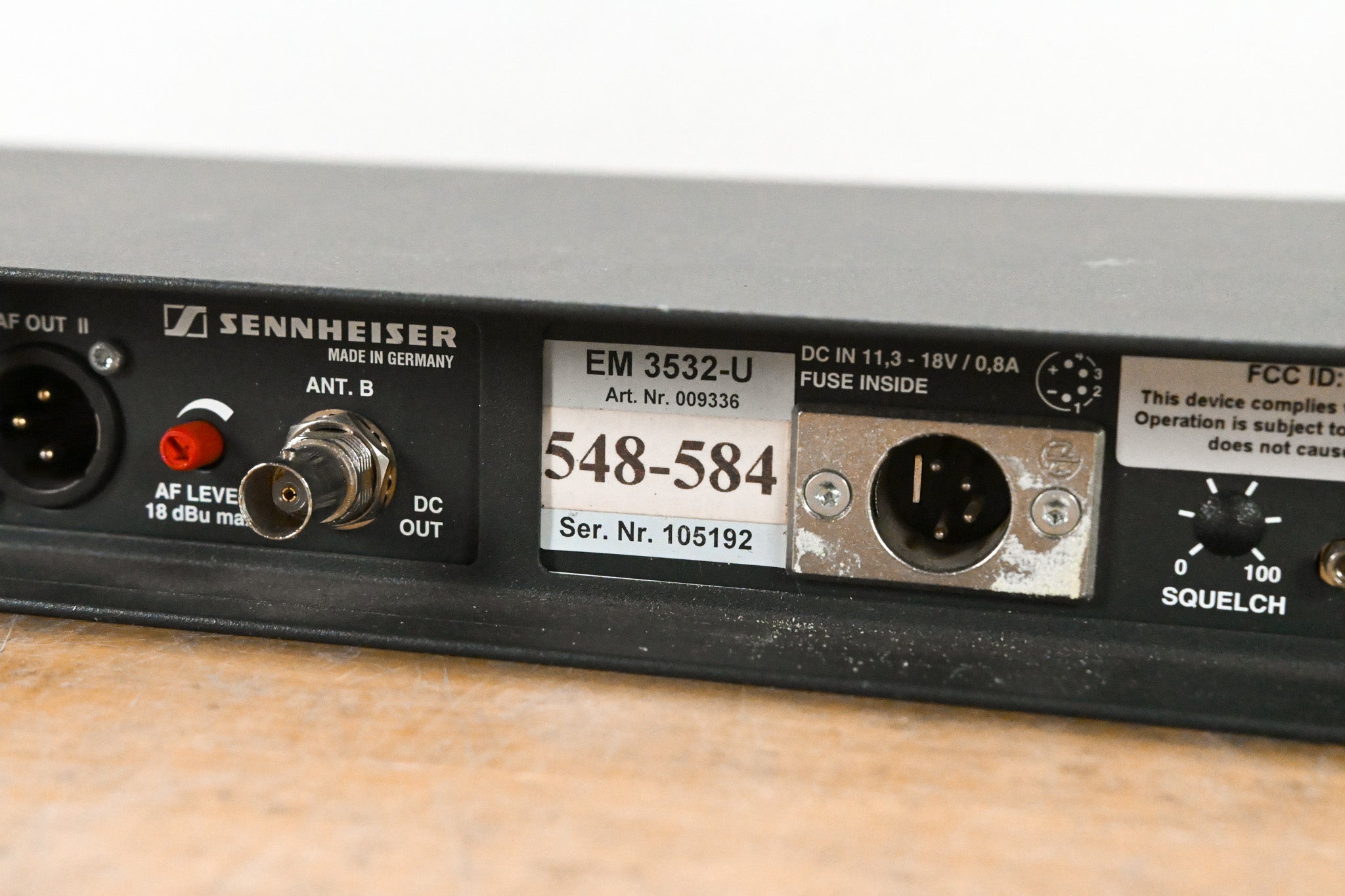 Sennheiser EM 3532-U Mikroport Receiver w/ SK5212-II Packs 548-584 MHz