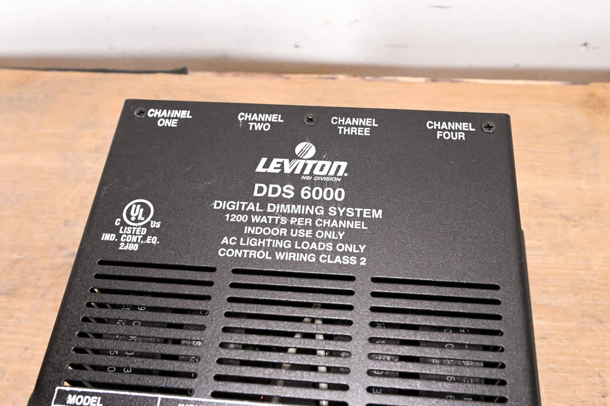 Leviton DDS 6000 4-Channel Dimmer Pack