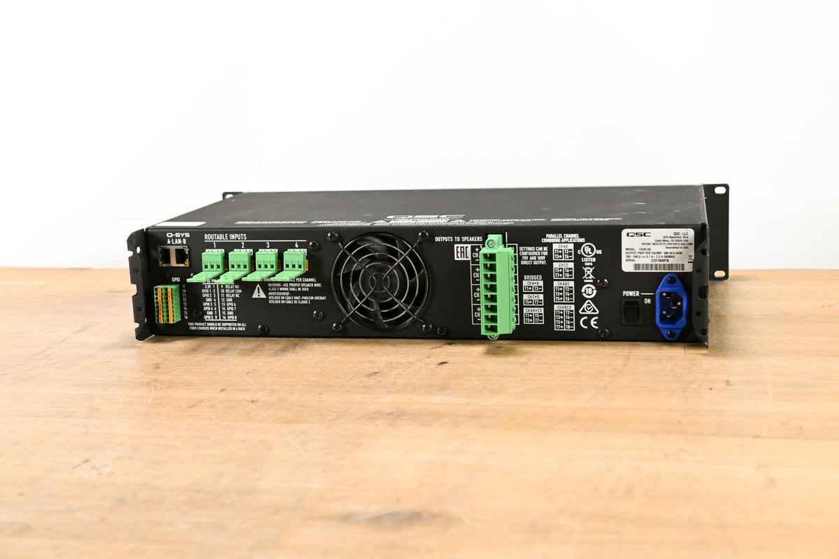 QSC CXD4.2Q 4-Channel, 2000W Network Amplifier
