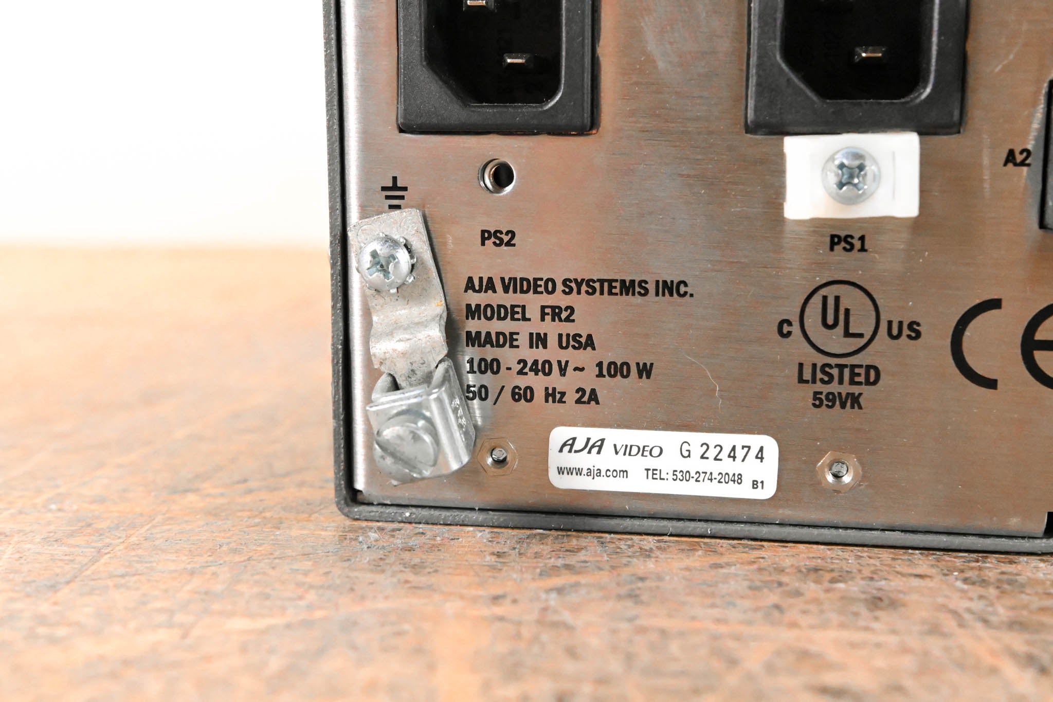 AJA FR2 R-Series 2RU 10-Slot Rackmount Frame with Cards