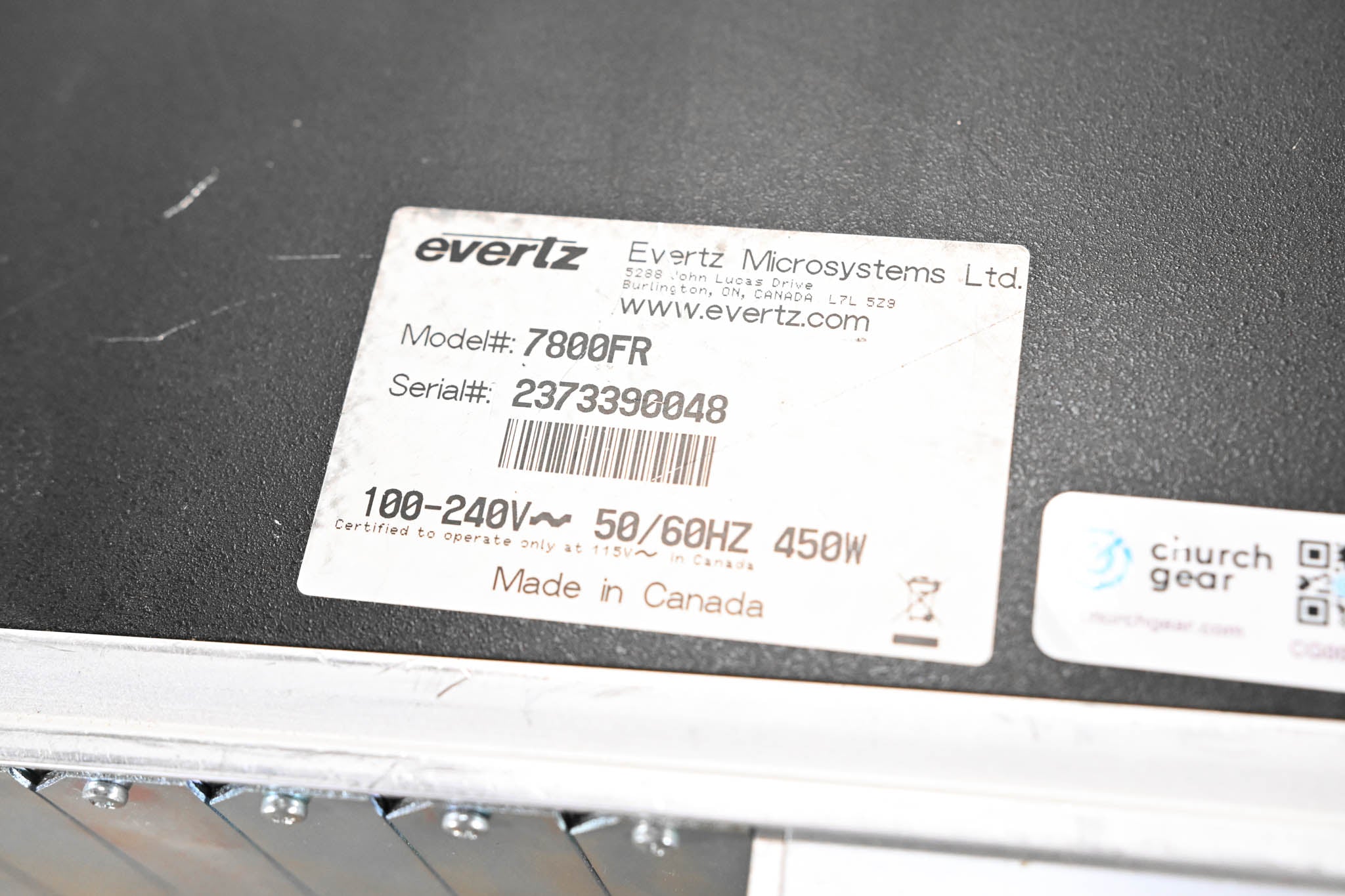 Evertz 7867VIPX-16x2 SD/HD/3G X-LINK Multiviewer Cards with 7800FR Frame