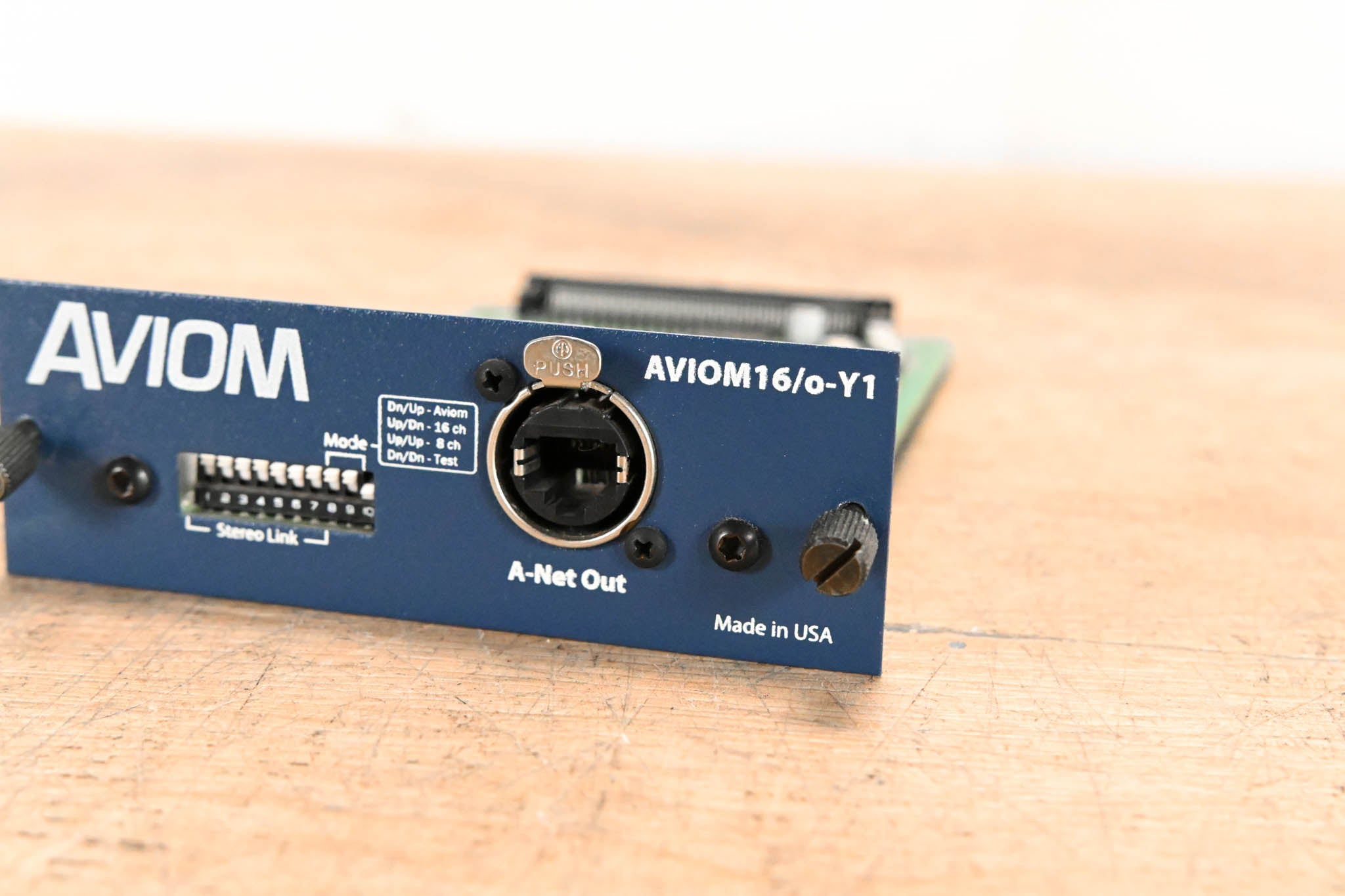 Aviom 16/o-Y1 A-Net Card for Yamaha Digital Products