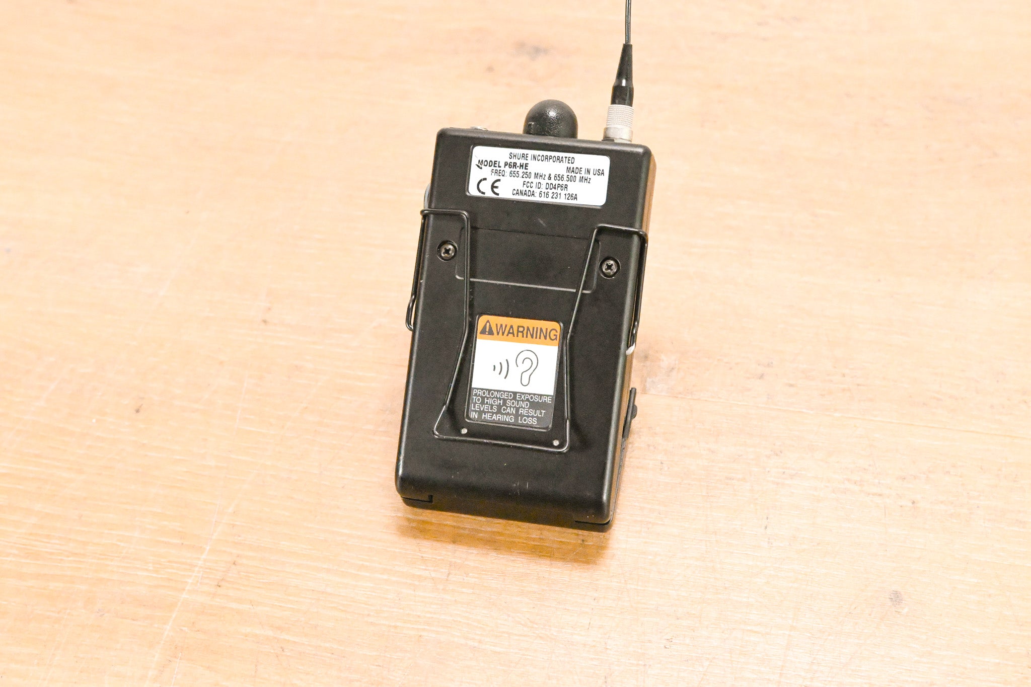 Shure P6R-HE Bodypack Receiver for PSM 600 System - HE Band